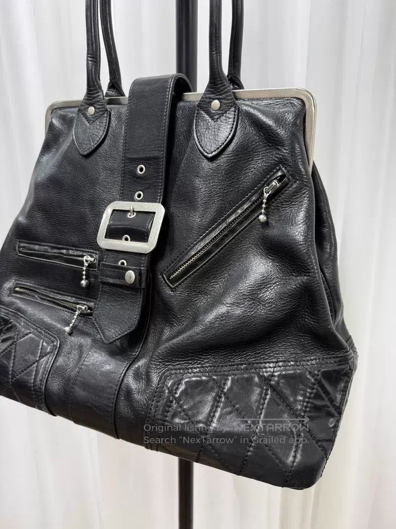 Junya Watanabe Junya Watanabe Motorcycle-style leather tote| Size ONE SIZE - 3 Thumbnail
