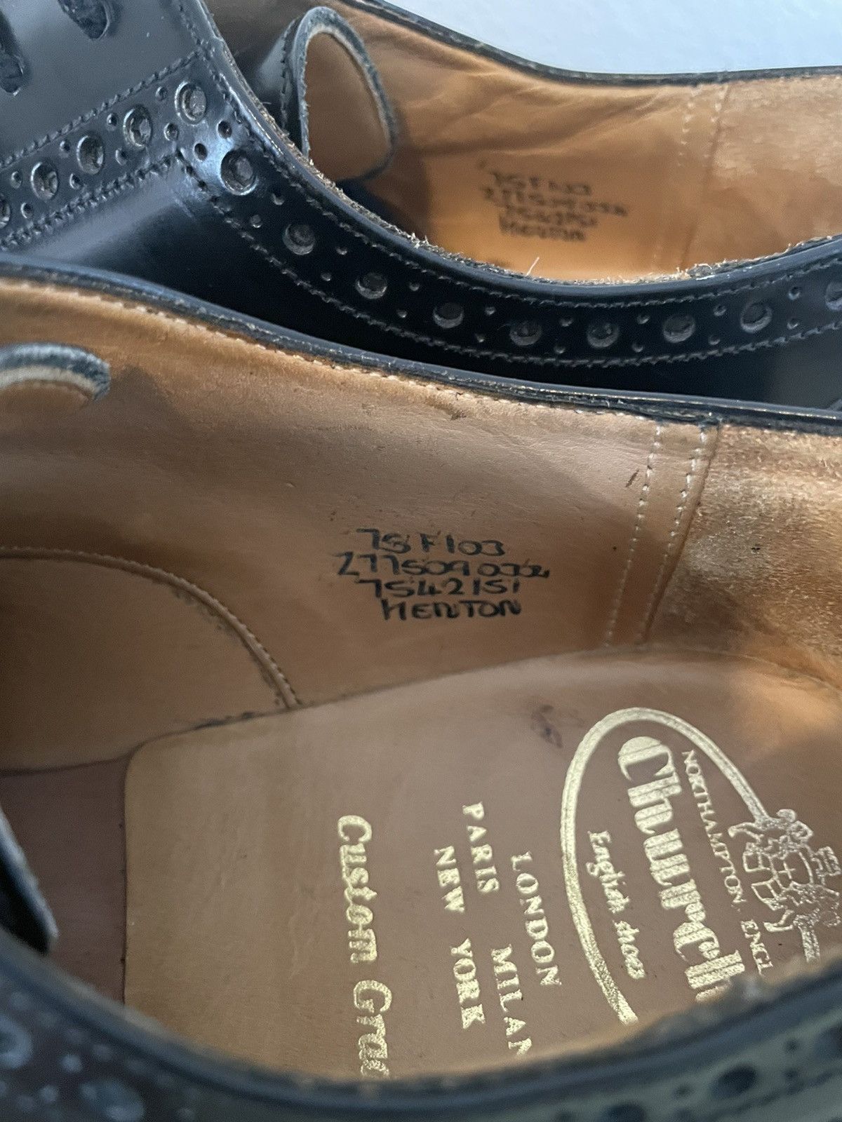 Church's Custom Grade Wingtip Size US 8.5 / EU 41-42 - 5 Thumbnail