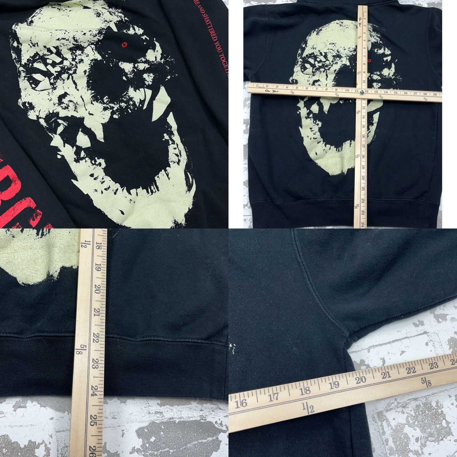 Vintage VINTAGE Converge Hoodie Men Small Black Sweatshirt Jacket Y2K Cyber Punk Band Size US S / EU 44-46 / 1 - 9 Thumbnail