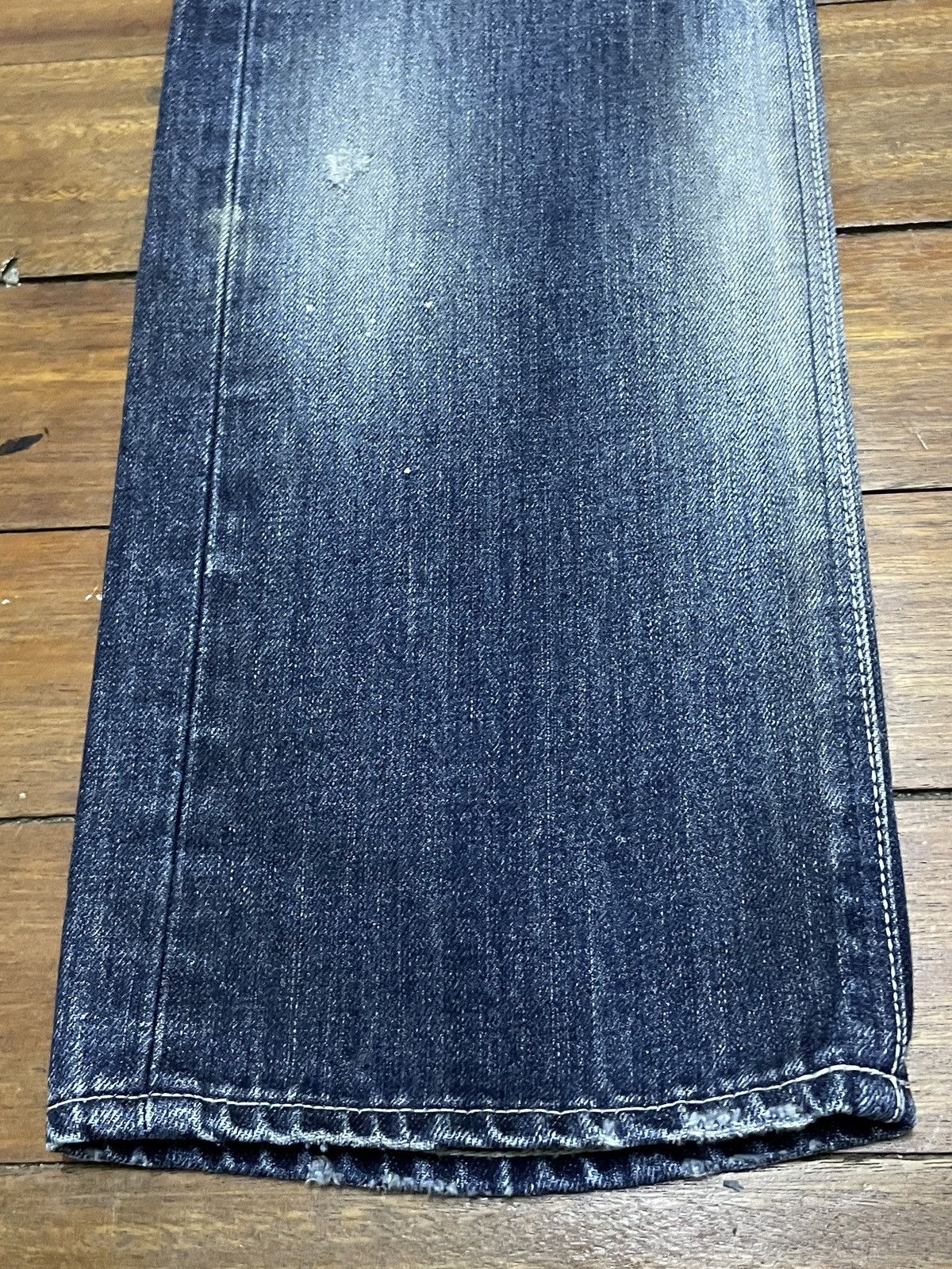 Le Grande Bleu (L.G.B.) Very Rare Vintage Vanquish X Murder License Jeans 1990s Size US 30 / EU 46 - 5 Thumbnail