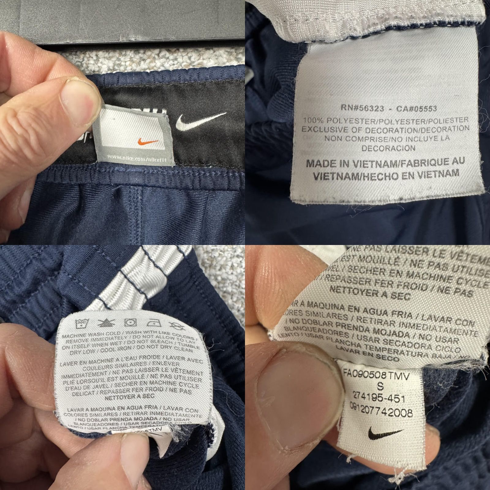 Nike Nike Basketball Pants Mens Small Track Size US 29 - 9 Thumbnail