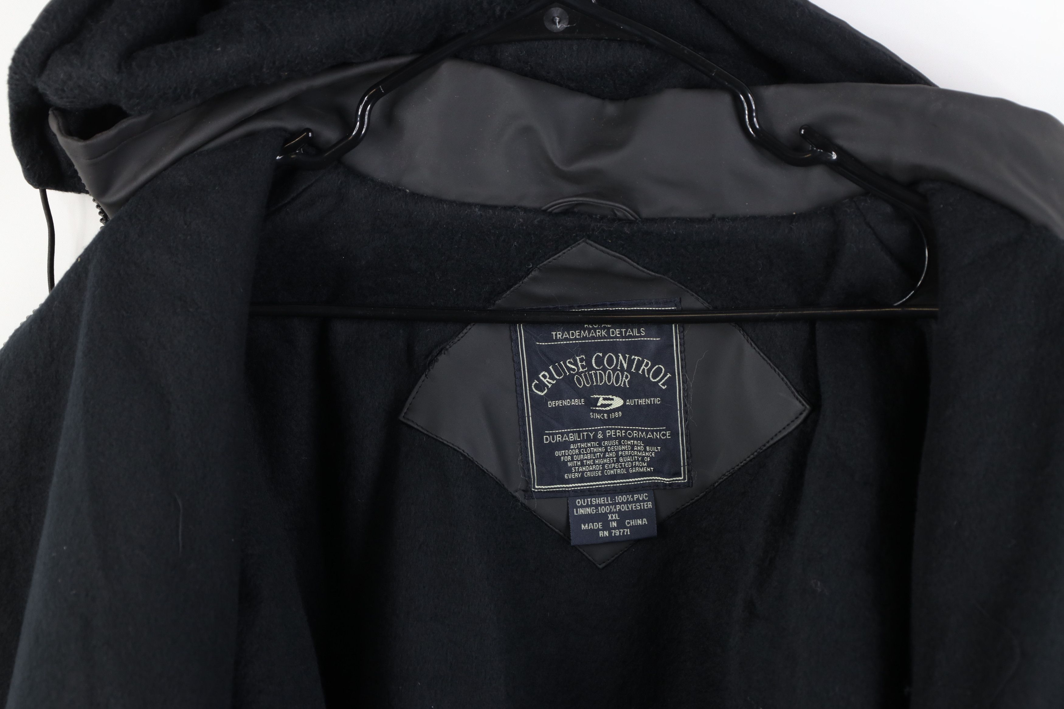 Vintage Deadstock Vintage 90s Streetwear Waterproof Hooded Jacket Size US XXL / EU 58 / 5 - 9 Thumbnail