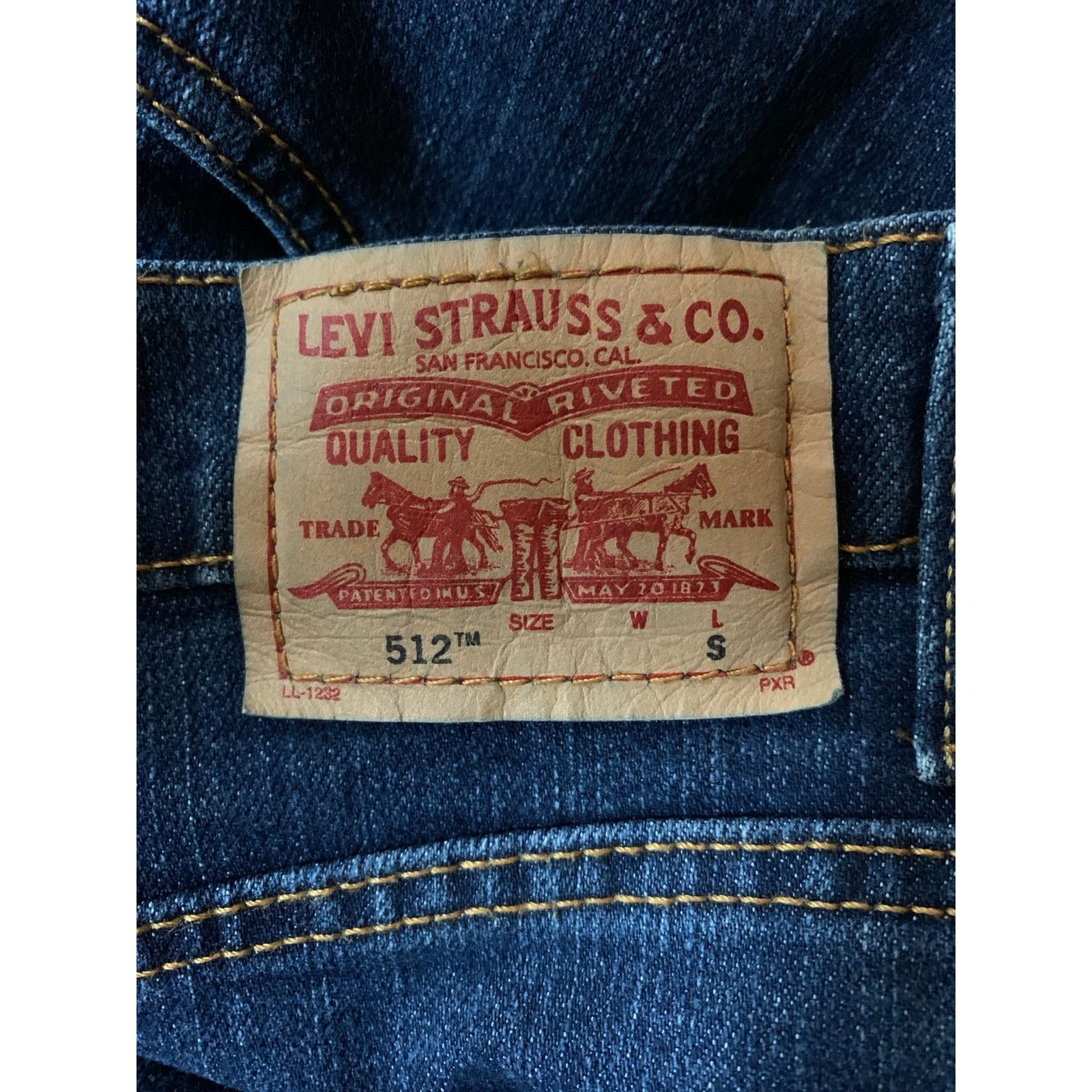 Levi's Levi 512 Women's Size 14S Jeans Slim Tapered Leg Hi Waist Size 32" / US 10 / IT 46 - 6 Thumbnail