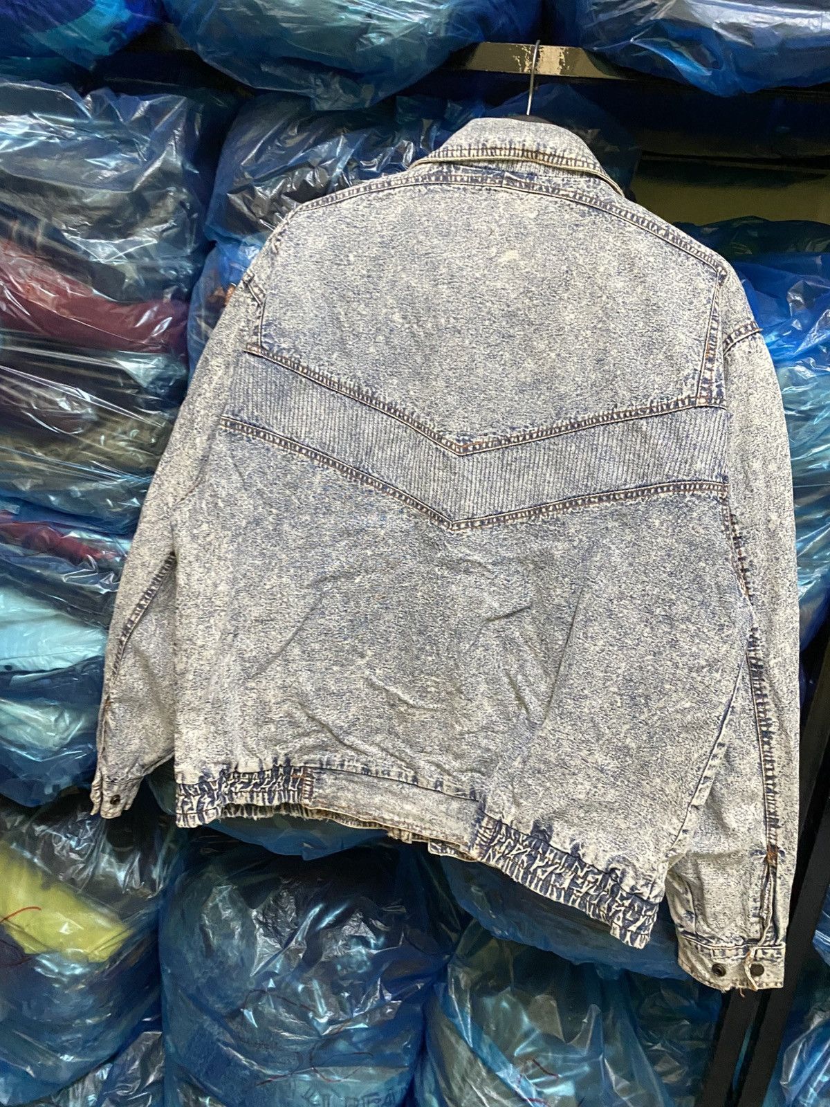 Vintage Vintage 90s Horizon Outer Wear Acid Wash Denim Jacket Size US M / EU 48-50 / 2 - 11 Thumbnail