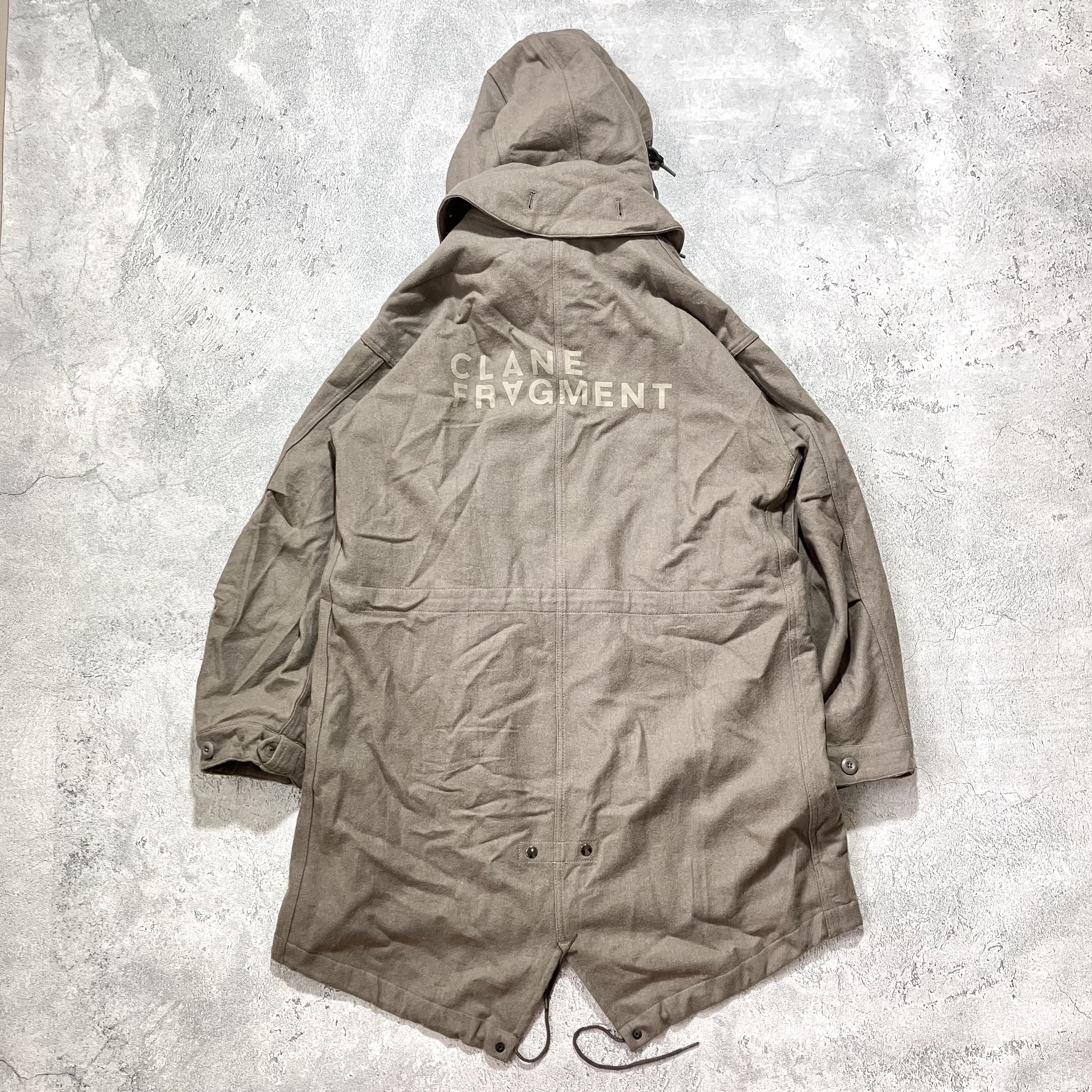 Fragment Design Fragment design X Clane melton wool M-65 long coats Size US XL / EU 56 / 4 - 8 Thumbnail