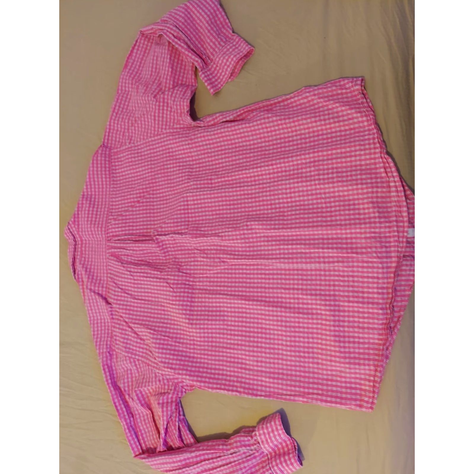 Brooks Brothers Brooks Brothers Dress Shirt Mens XL Pink Cotton Button Size 46R - 5 Thumbnail