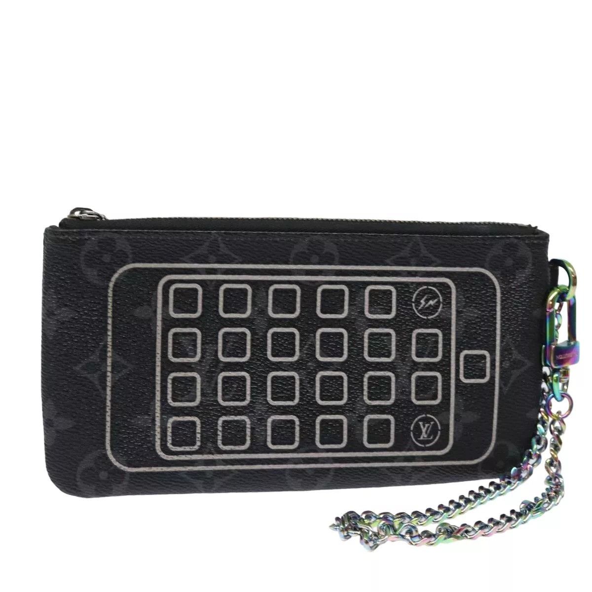 Louis Vuitton LOUIS VUITTON Monogram Eclipse Fragment iPhone Case Size ONE SIZE - 1 Thumbnail