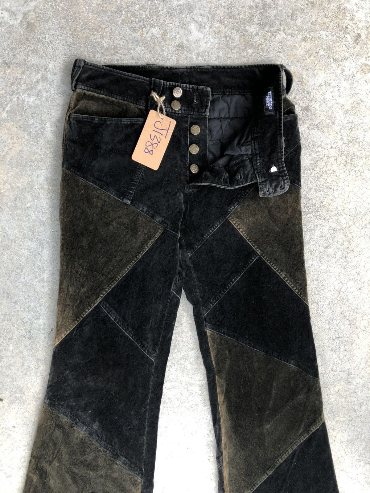 Tornado Mart Tornado Mart Flared Jeans Velvet Jeans Size US 29 - 3 Thumbnail