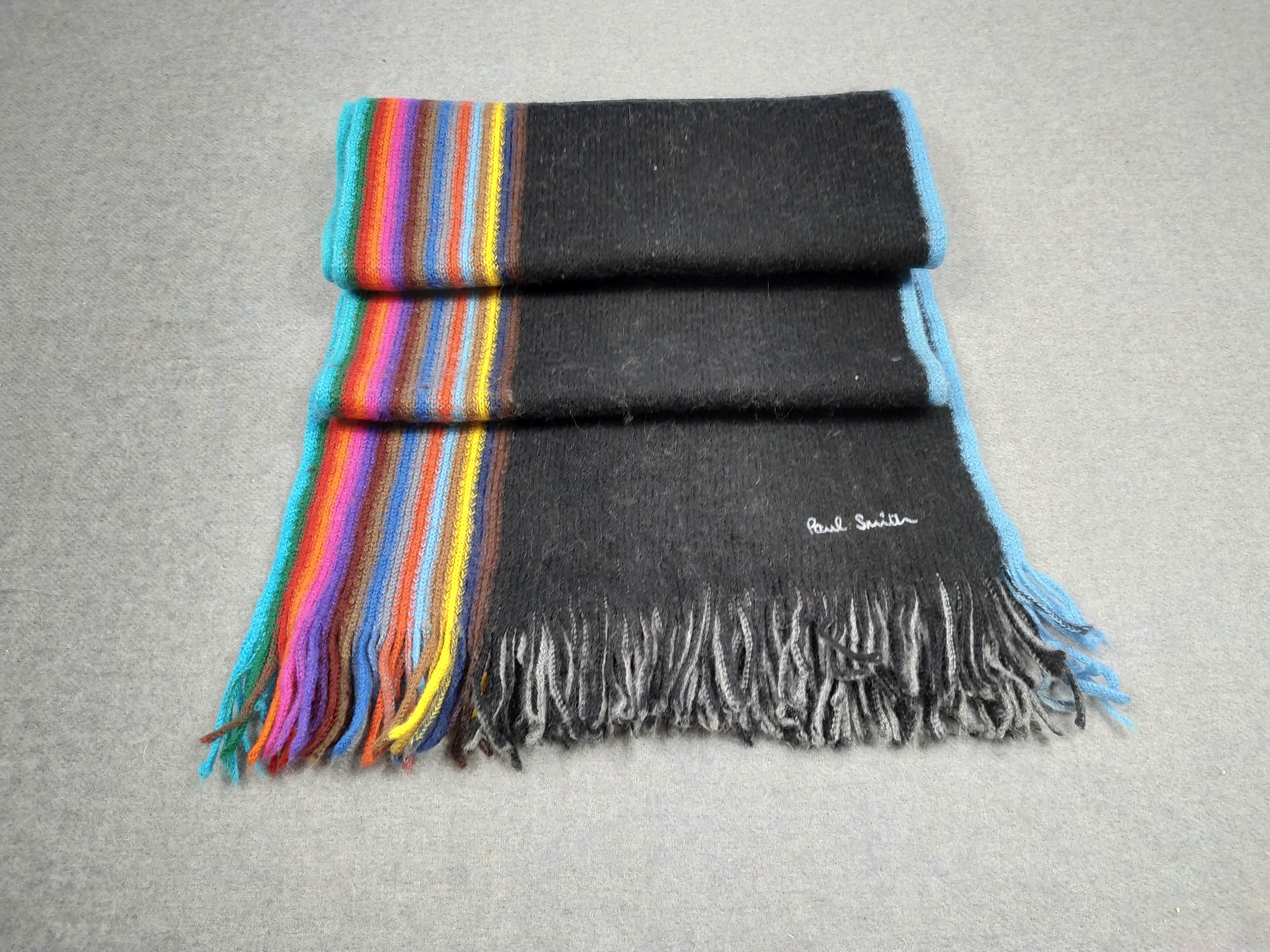 Paul Smith × Vintage Paul Smith Scarf / Muffler / Neckwear - WW739 Size ONE SIZE - 4 Thumbnail