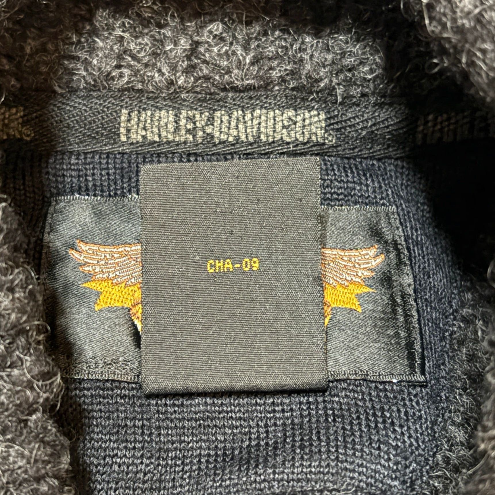 Harley Davidson VINTAGE Harley Davidson Sweater Mens M Gray 90s Biker Motorcycle Mock Neck Pullover Knit - Knit Style: Tight-Knit, Embroidered graphics Size US M / EU 48-50 / 2 - 4 Thumbnail