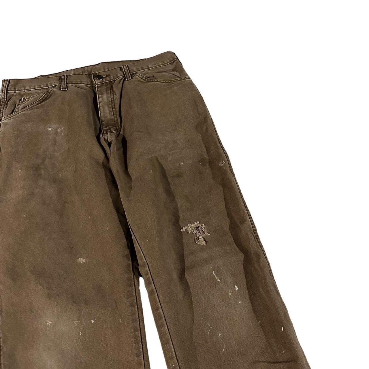 Dickies Vintage Brown Dickies Painters Pants Size US 34 / EU 50 - 2 Preview