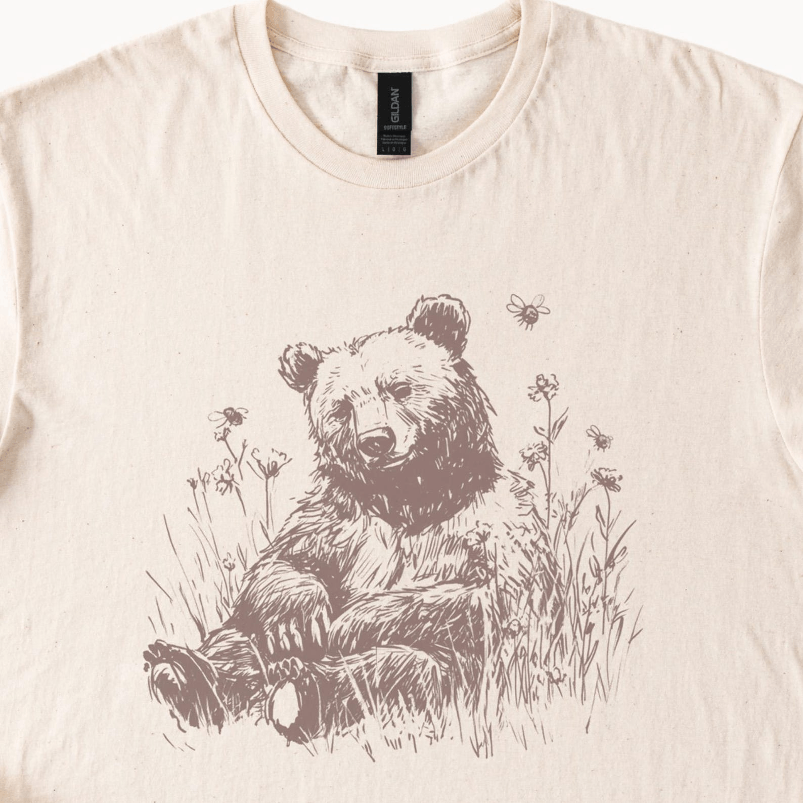 Other Cute Bear Graphic Tee Size M / US 6-8 / IT 42-44 - 1 Thumbnail