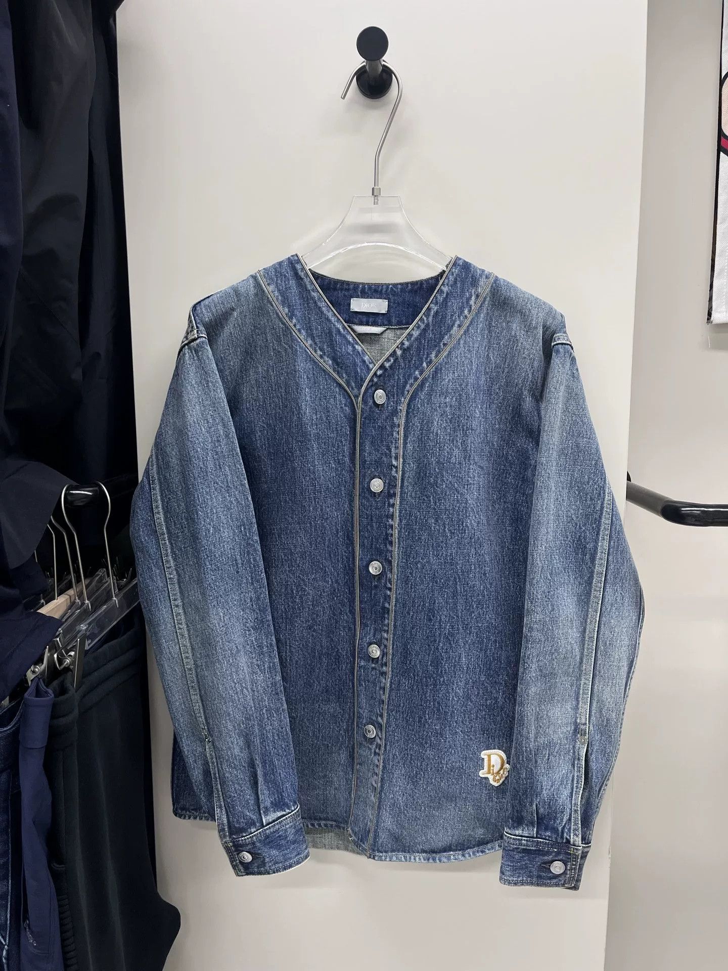 Dior Dior x Denim Tears Embroidered Denim Jacket Size US XL / EU 56 / 4 - 1 Thumbnail