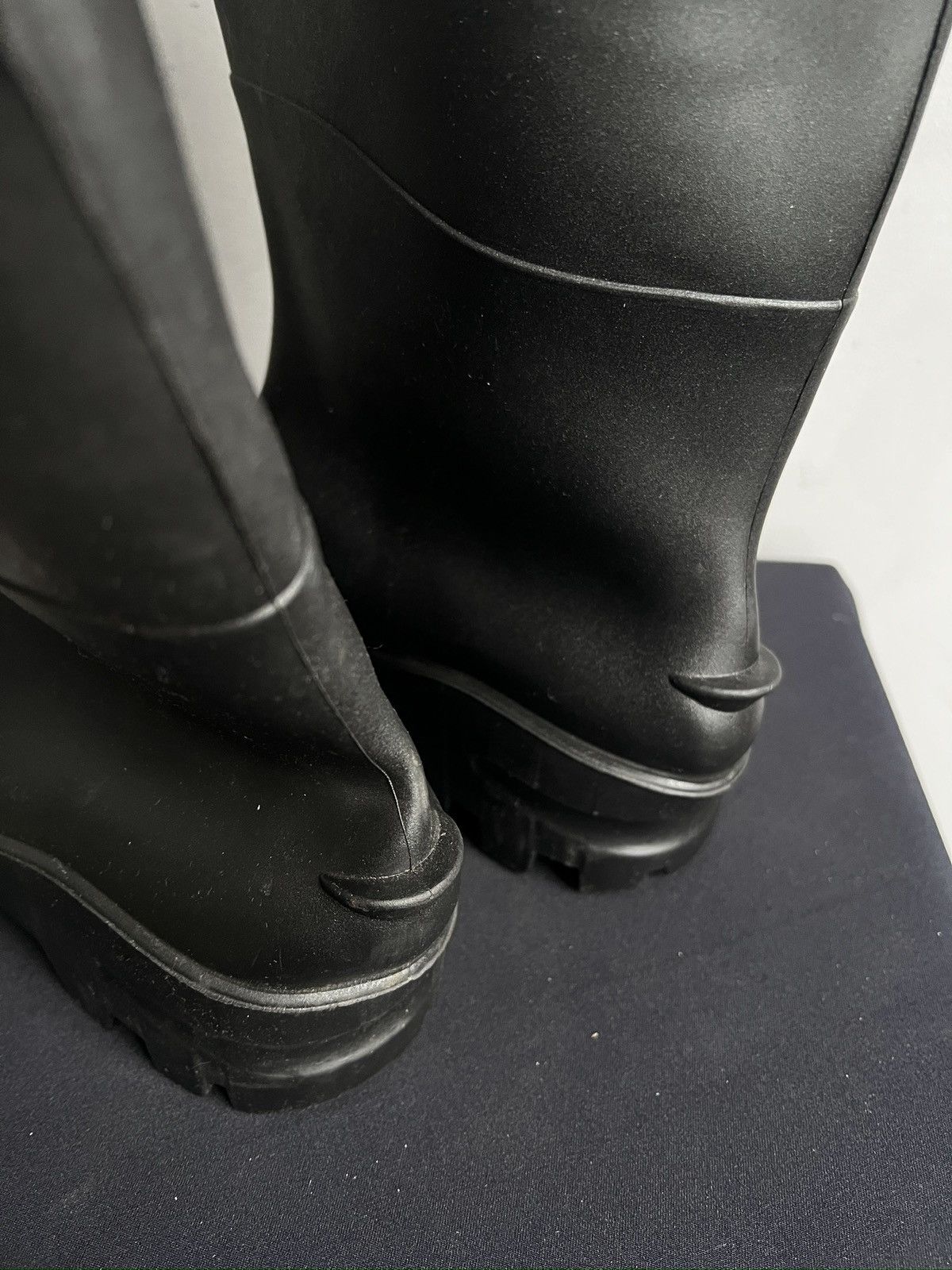 Japanese Brand Vintage rubber balenciaga style avant garde minimal boots Size US 8 / EU 41 - 10 Thumbnail