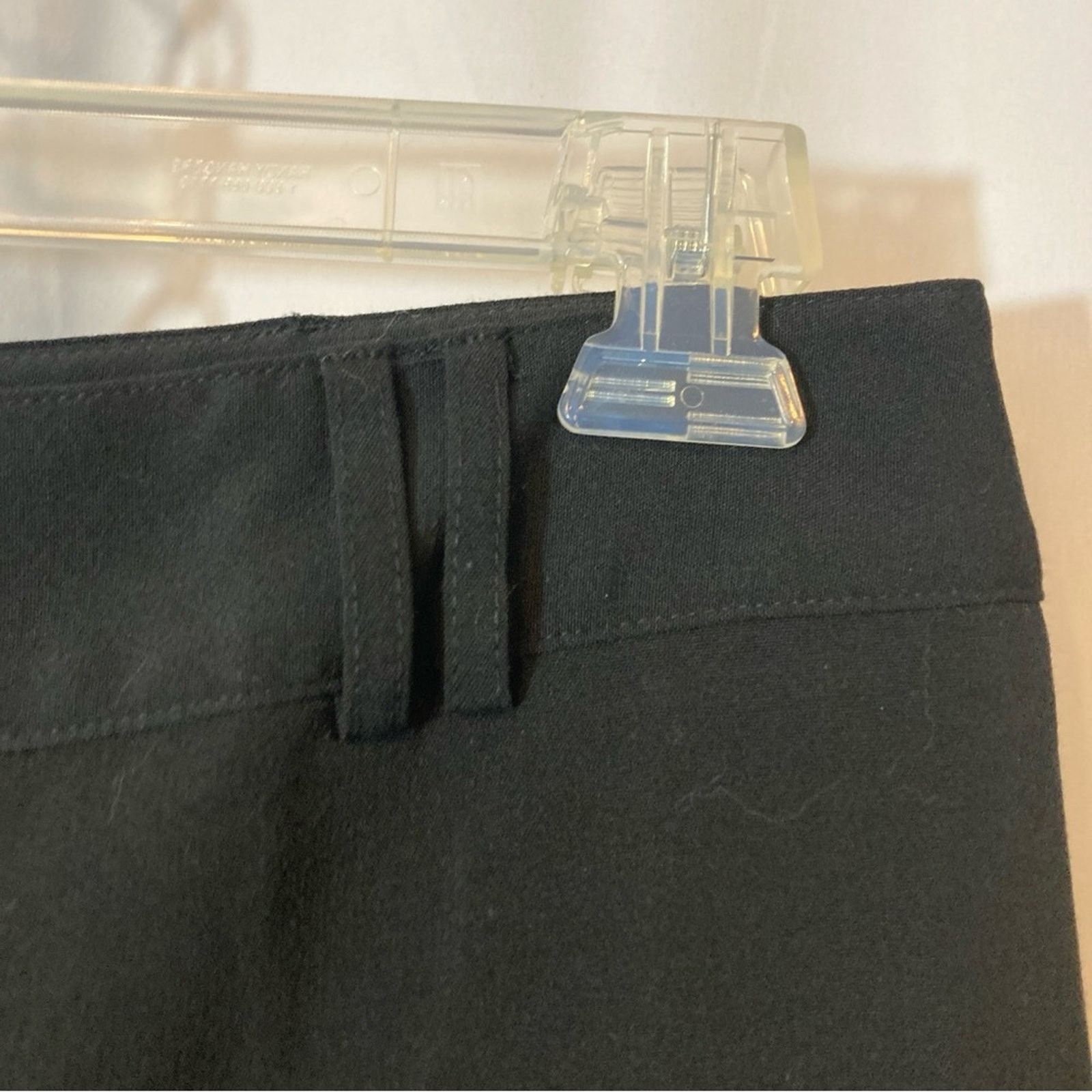 Other Counterparts Black Wide Leg Cropped Capri Dress Slacks Pants Size 32" / US 10 / IT 46 - 3 Thumbnail