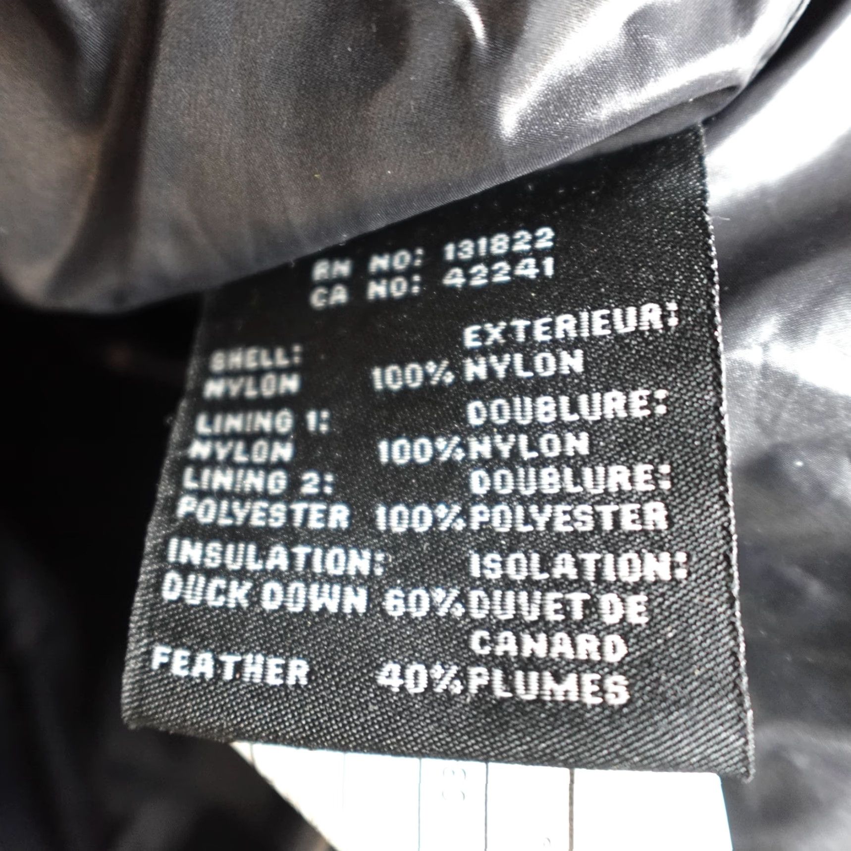 Vintage S13 NYC Womens Jacket XL Black Zip Down Puffer Down Filled Mid-Length Long Sleeve Zip Size XL / US 12-14 / IT 48-50 - 7 Thumbnail