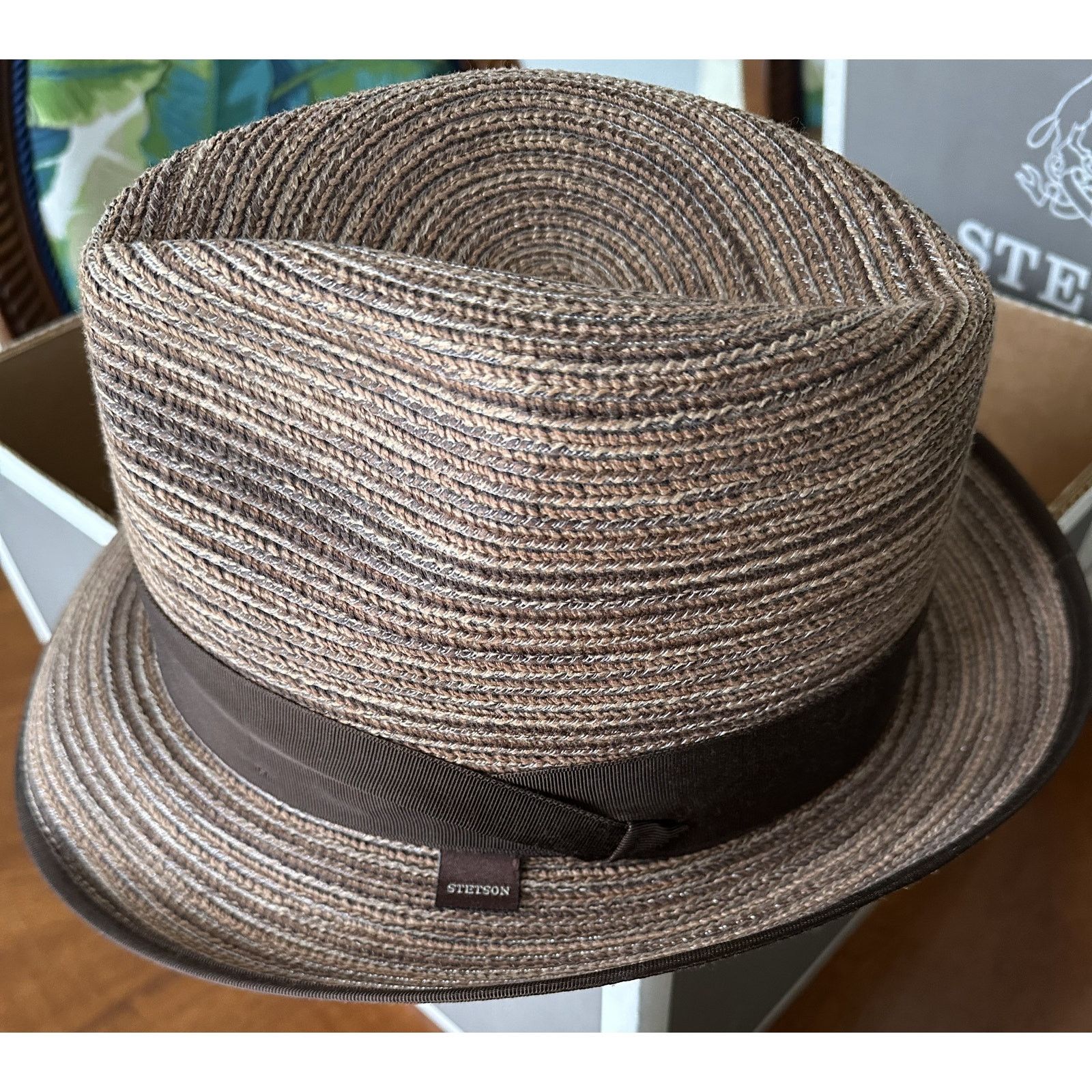 Stetson Stetson Dunbar Fedora & Moor Panama Straw Hat Size 7 3/8 Size ONE SIZE - 4 Thumbnail