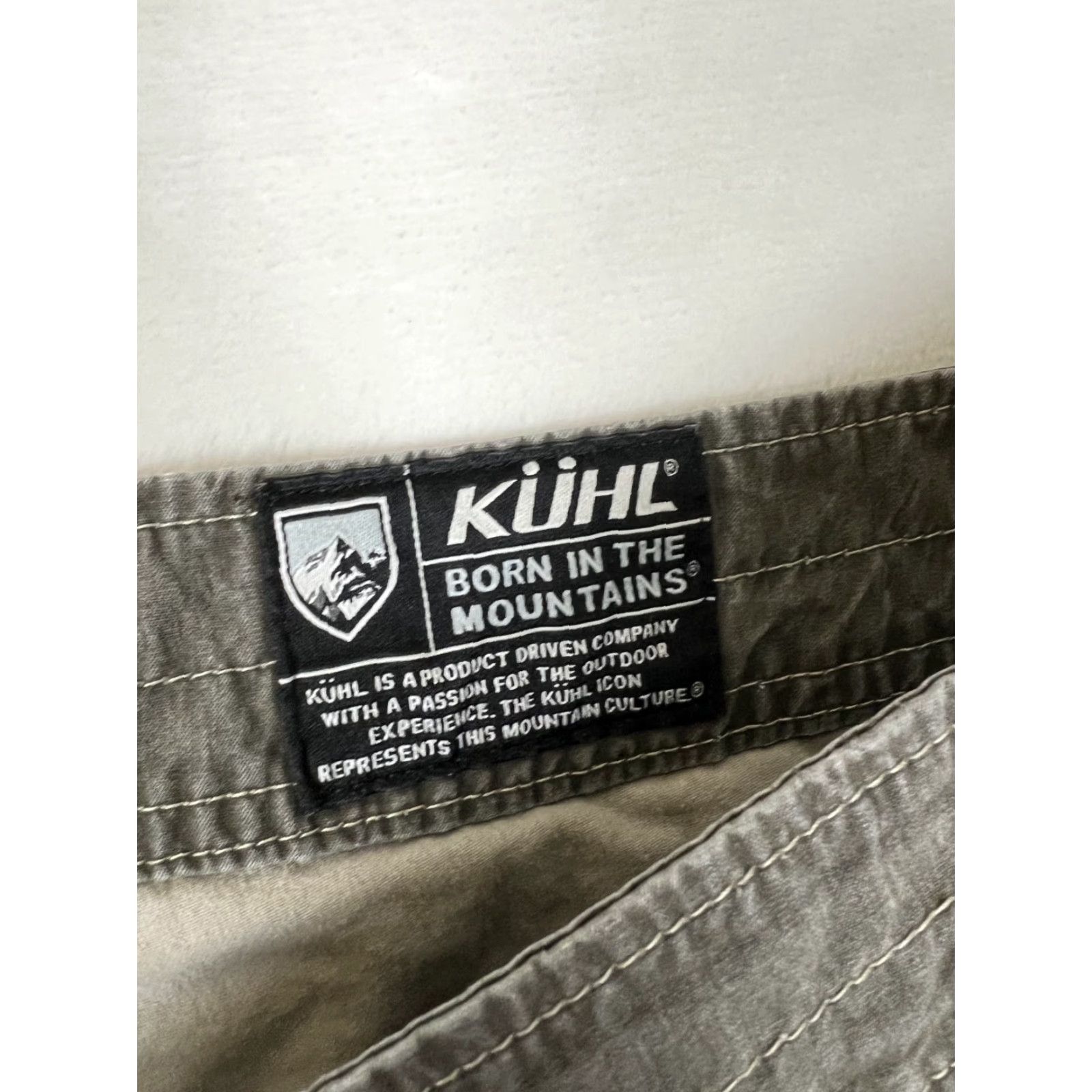 Vintage KÜHL Revolvr Vintage Patina Dye Hiking Pants Mens 36x30 Green Outdoor Straight Pants Size US 36 / EU 52 - 6 Thumbnail