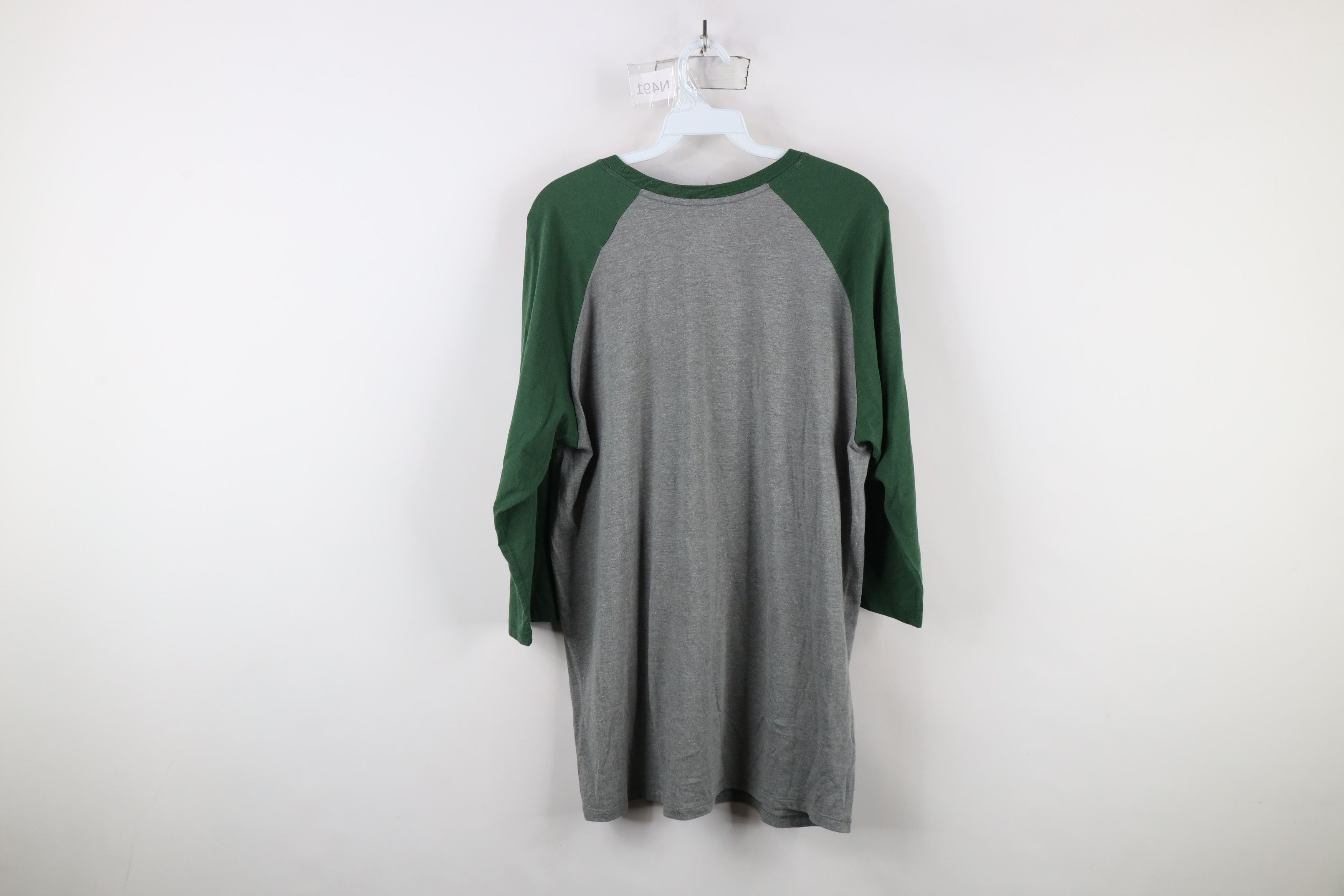 Nike × Vintage Nike Mini Swoosh Michigan State University Raglan T-Shirt Size US L / EU 52-54 / 3 - 8 Thumbnail