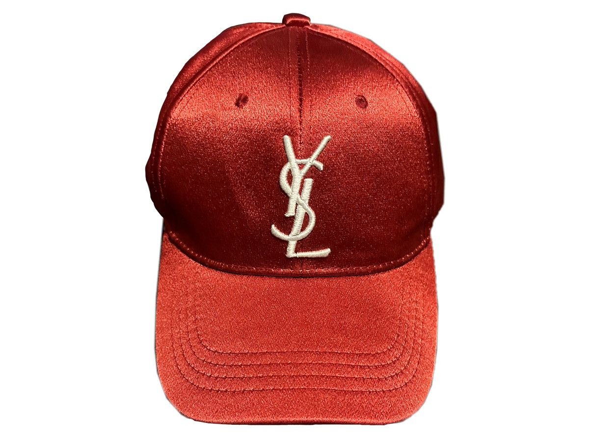 Vintage Custom YSL Satin Red Hat Size ONE SIZE - 1 Thumbnail