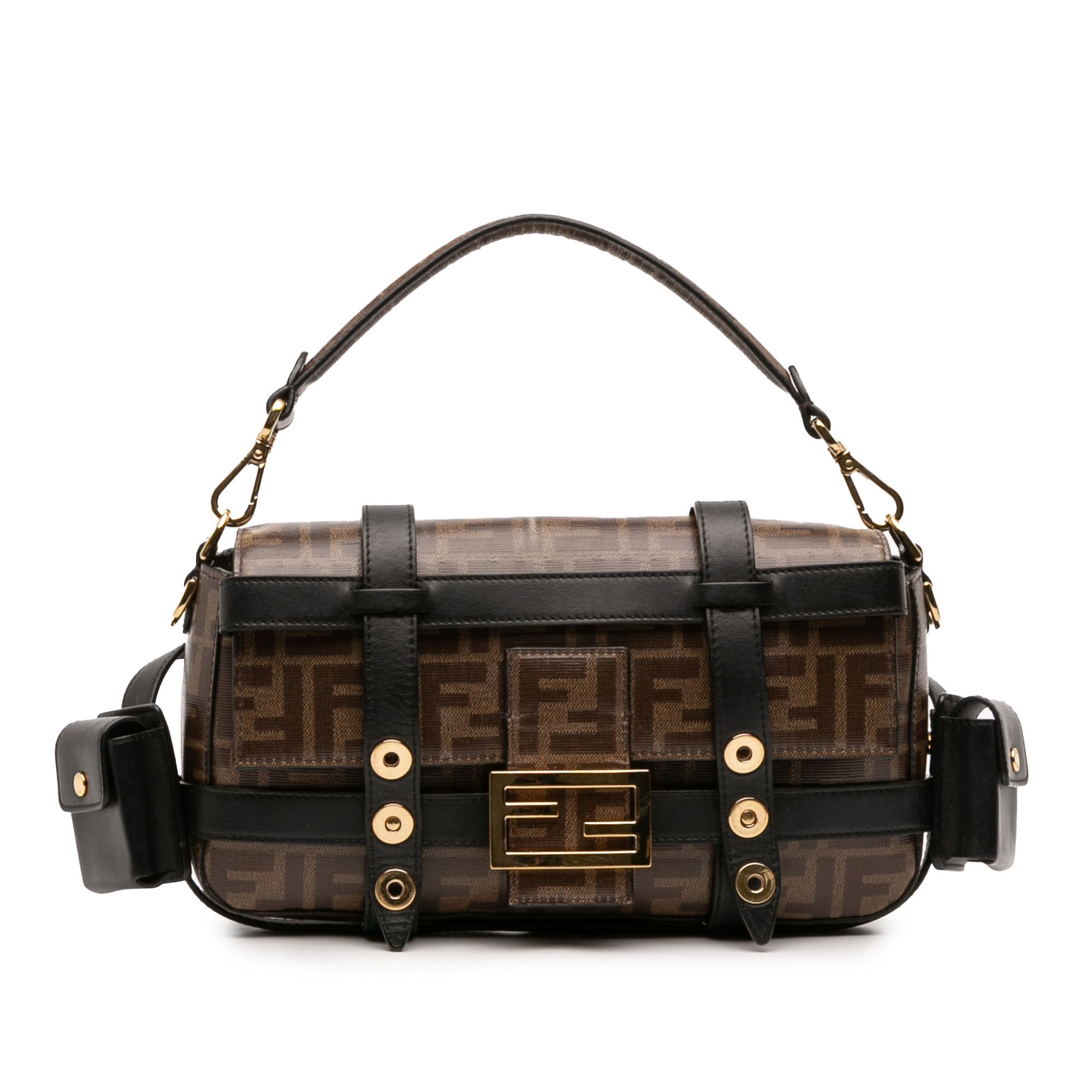 Fendi Fendi Zucca Glazed Fabric Cage Baguette Size ONE SIZE - 1 Thumbnail