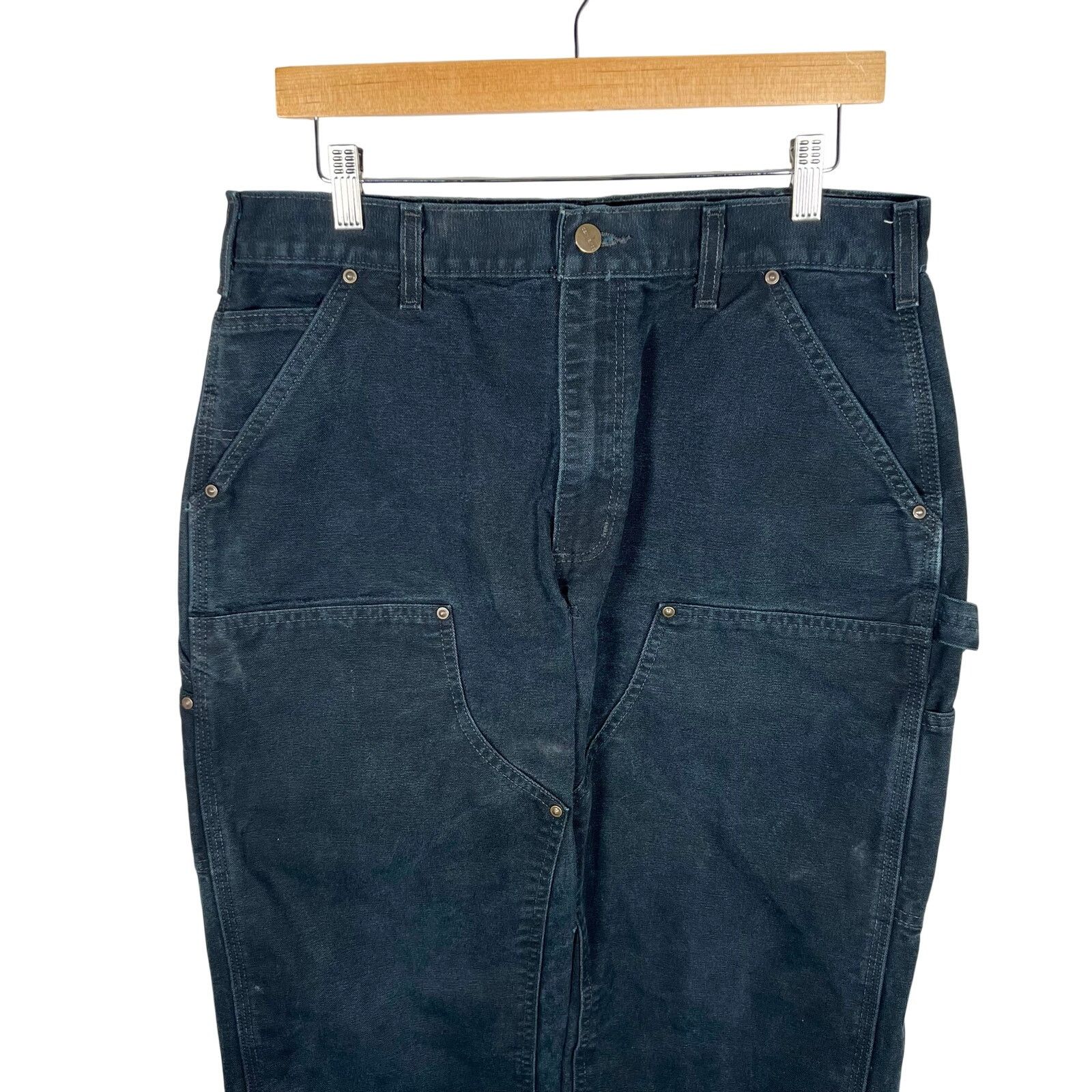 Carhartt Vintage Carhartt Black Double Knee Skirt Size XL 34x33 Size XL / US 12-14 / IT 48-50 - 4 Thumbnail