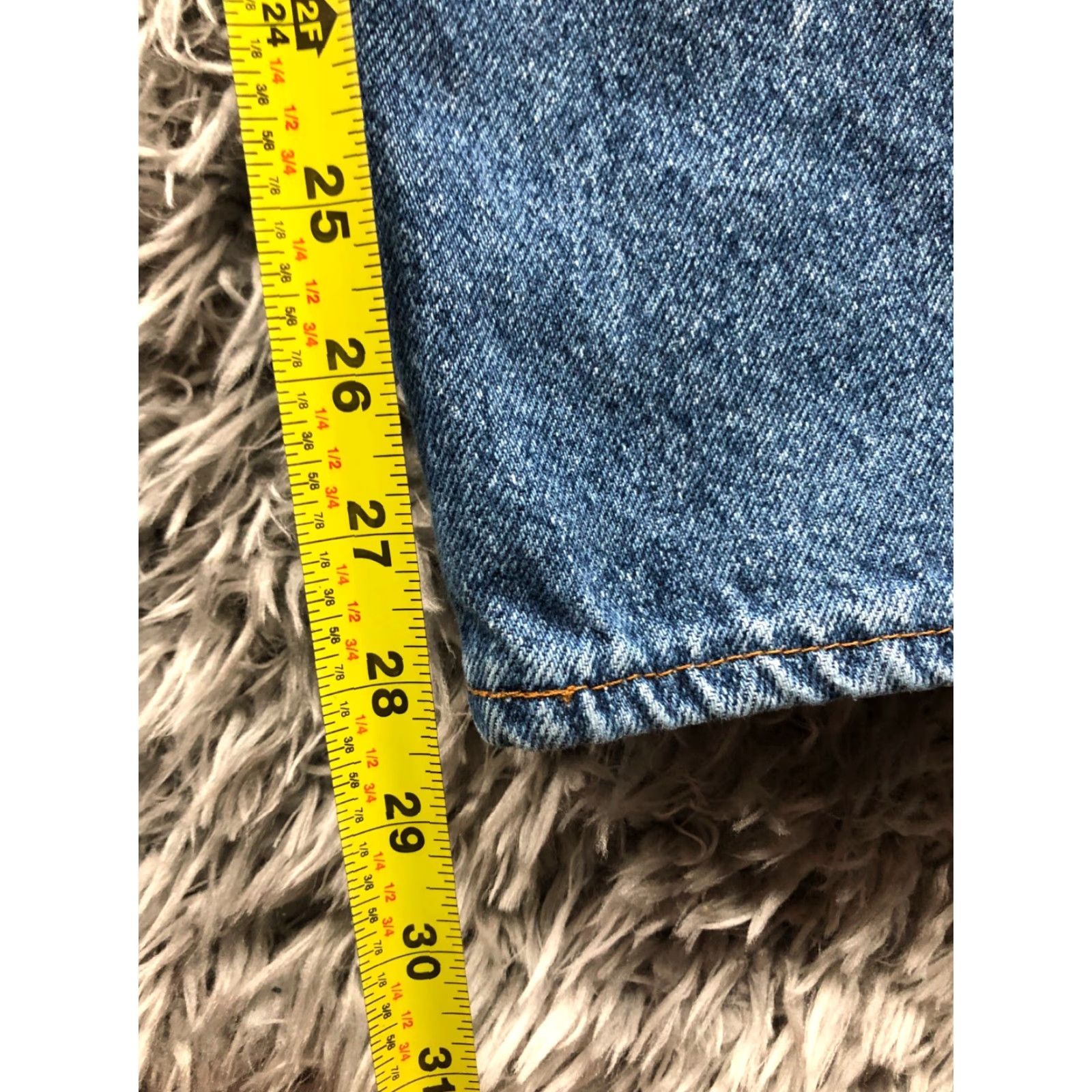 Vintage CHIC CHIC Jeans Tapered SIZE 10 Womens Blue Medium Wash High Rise Regular 5-Pocket Denim Cotton Zipper Button Belt Loops Brand CHIC Clothing Size 32" / US 10 / IT 46 - 3 Thumbnail