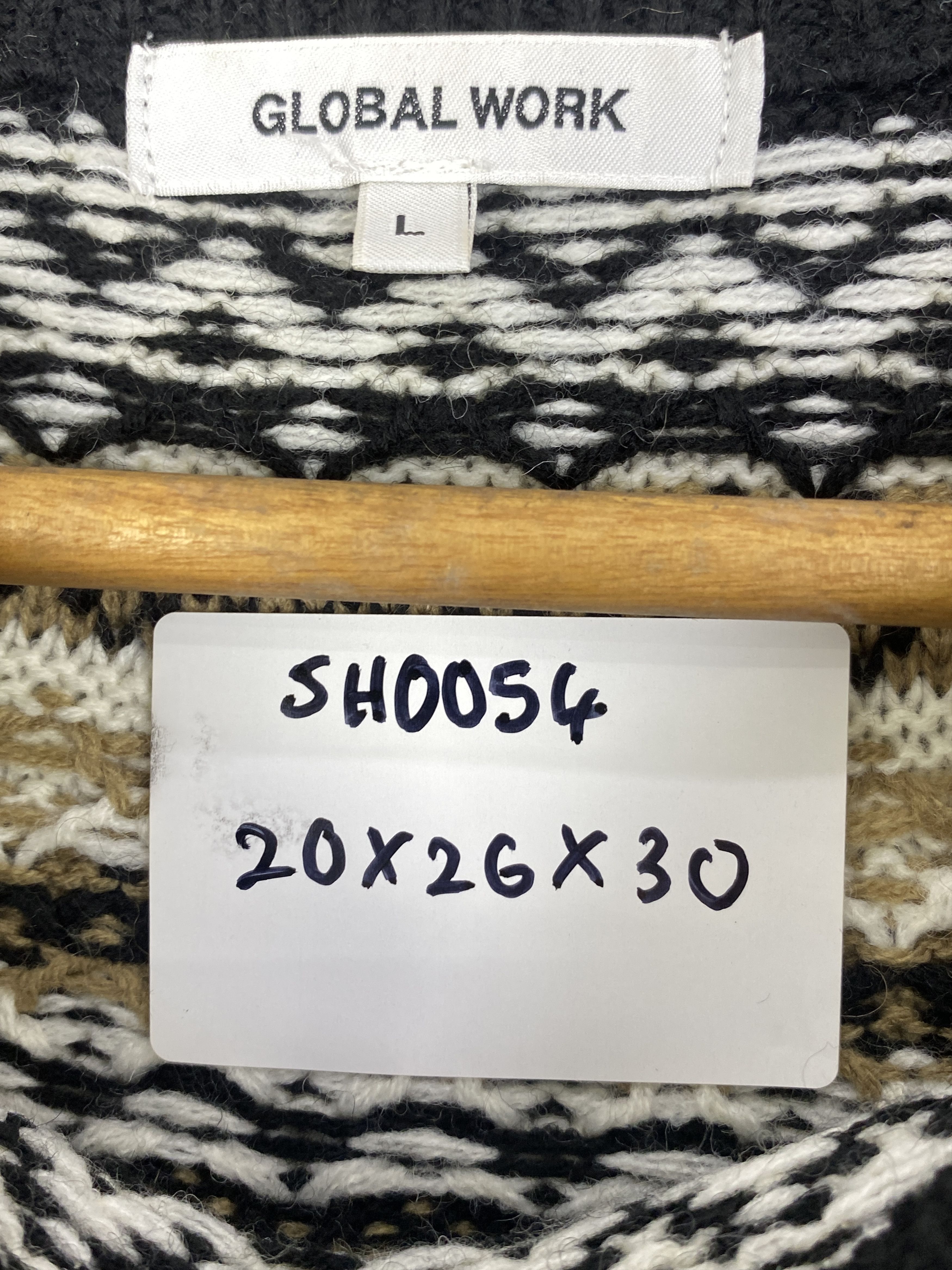 Global Work Vintage Global Work Native Knit Sweatshirt SH0054 Size US L / EU 52-54 / 3 - 9 Thumbnail