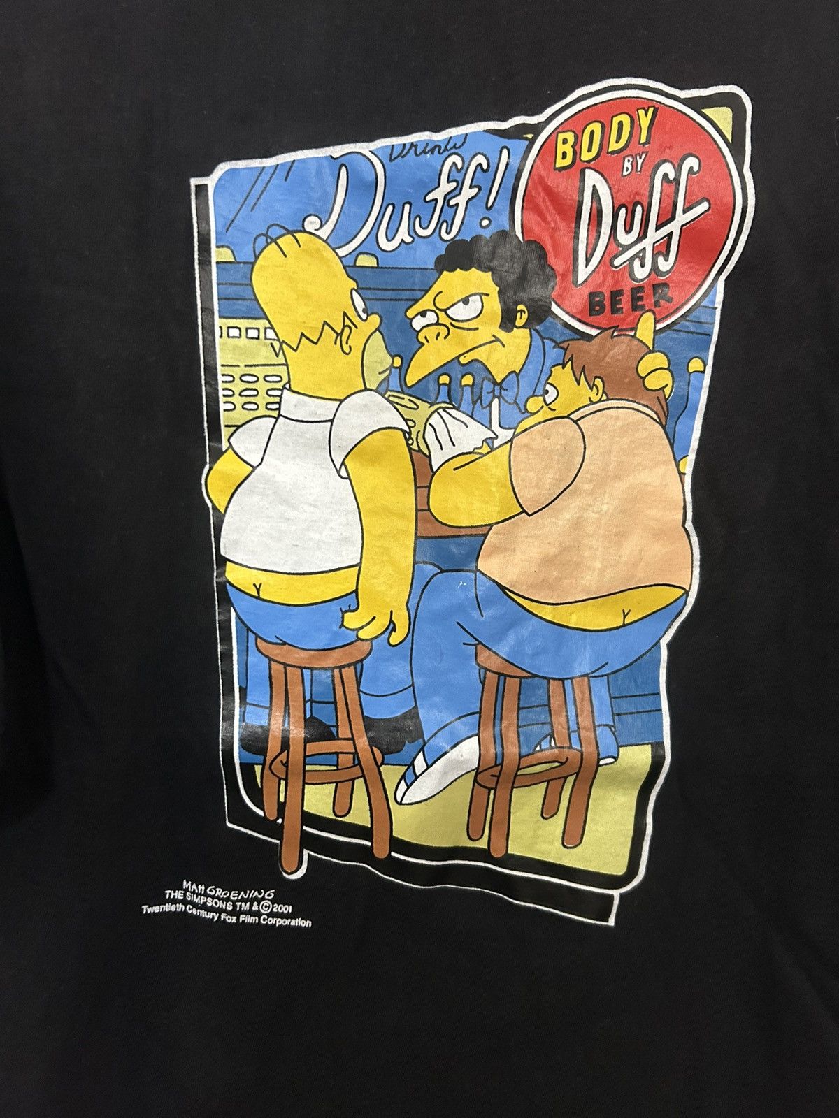 Other 2001 The Simpsons Vintage “Body by Duff” Tee Size US XL / EU 56 / 4 - 5 Thumbnail