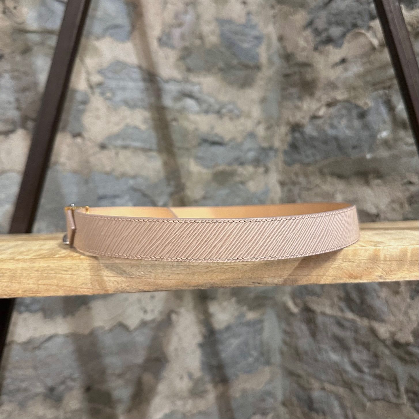 Louis Vuitton Louis Vuitton Ballerine Pink Epi Leather LV Twist 30mm Belt Size ONE SIZE - 4 Thumbnail