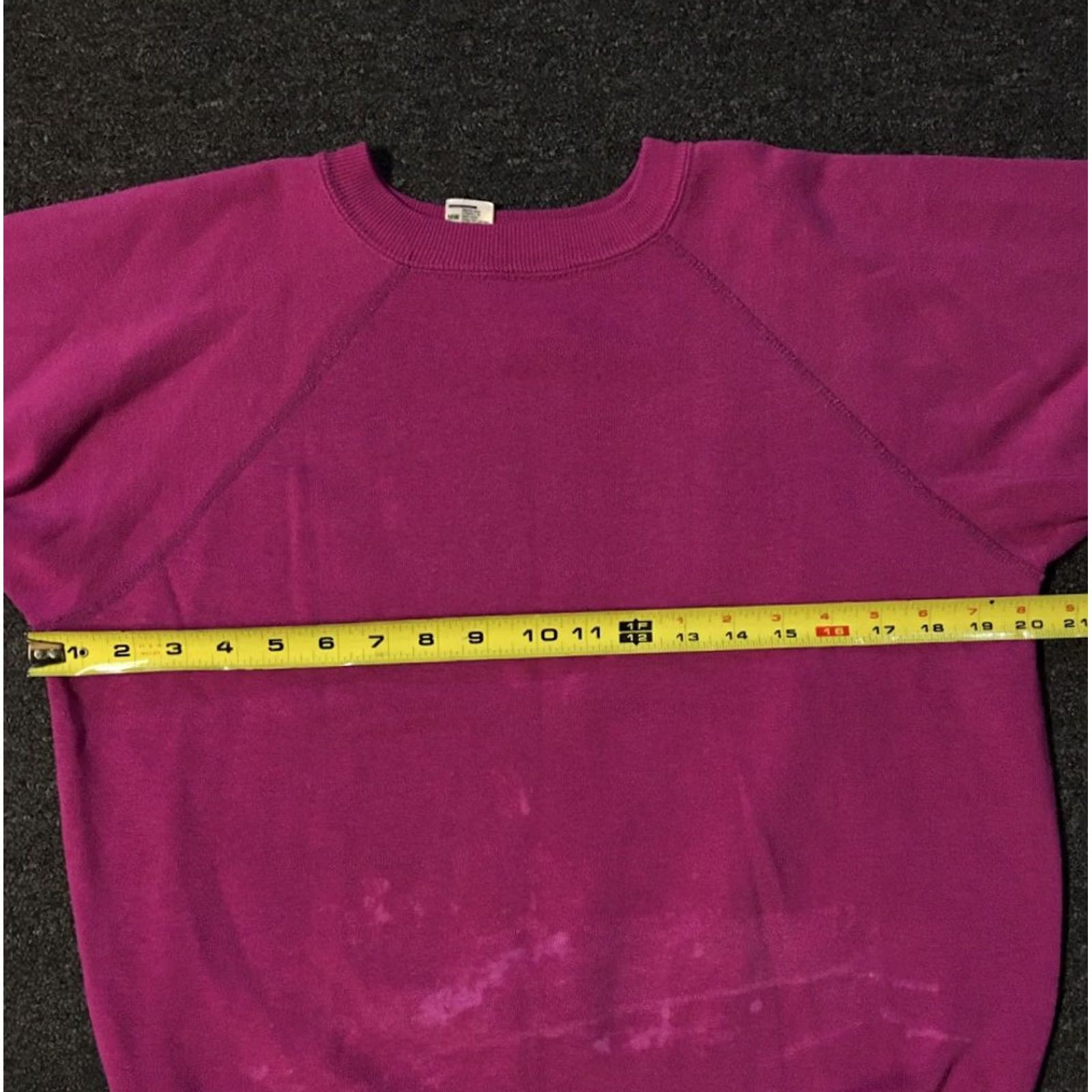 Vintage Sportswear Sweatshirt Men S Pink Bleach Distressed 60s 70s Vintage Grunge Surf Punk USA Size US S / EU 44-46 / 1 - 6 Thumbnail