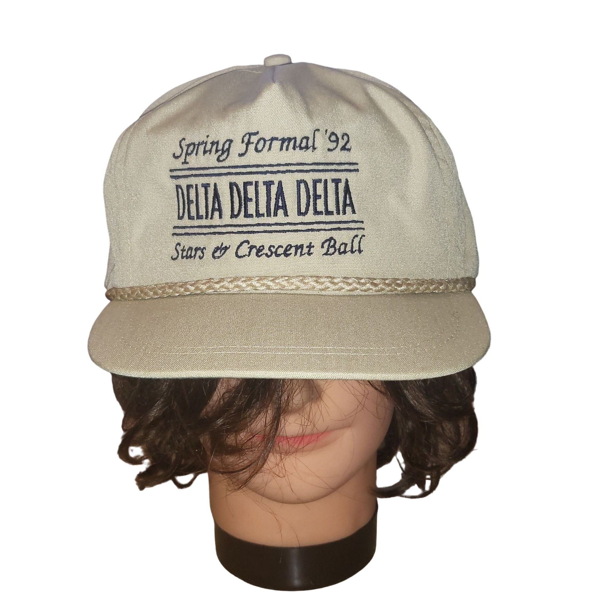 Vintage Vintage Imperial Headwear Rope Strapback Hat Delta Delta Del ...