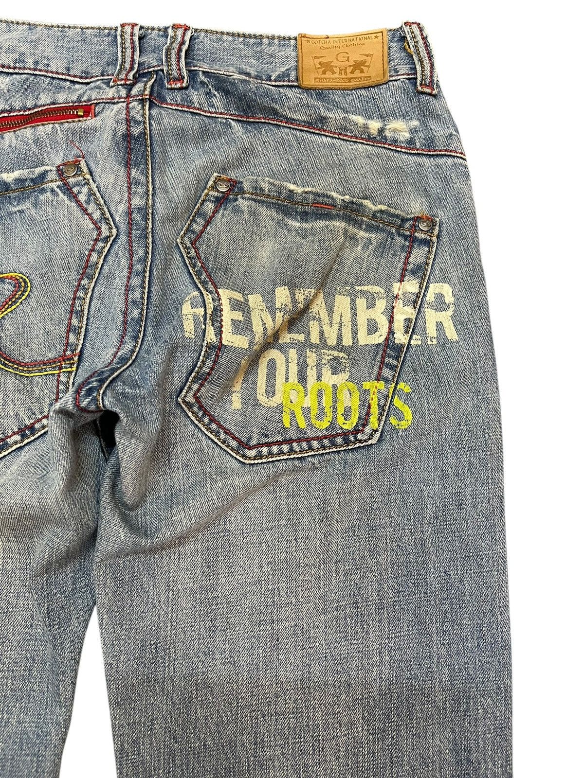 Japanese Brand × Le Grande Bleu (L.G.B.) Vintage Gotcha Surfwear Distressed Denim Size US 32 / EU 48 - 10 Thumbnail