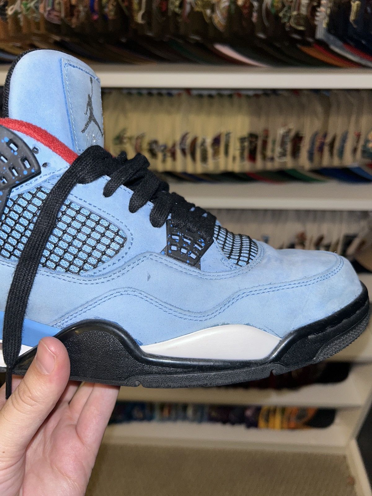 Nike × Travis Scott Nike Air Jordan 4 Travis Scott Men's Sneakers Size 11.5 Size US 11.5 / EU 44-45 - 10 Thumbnail