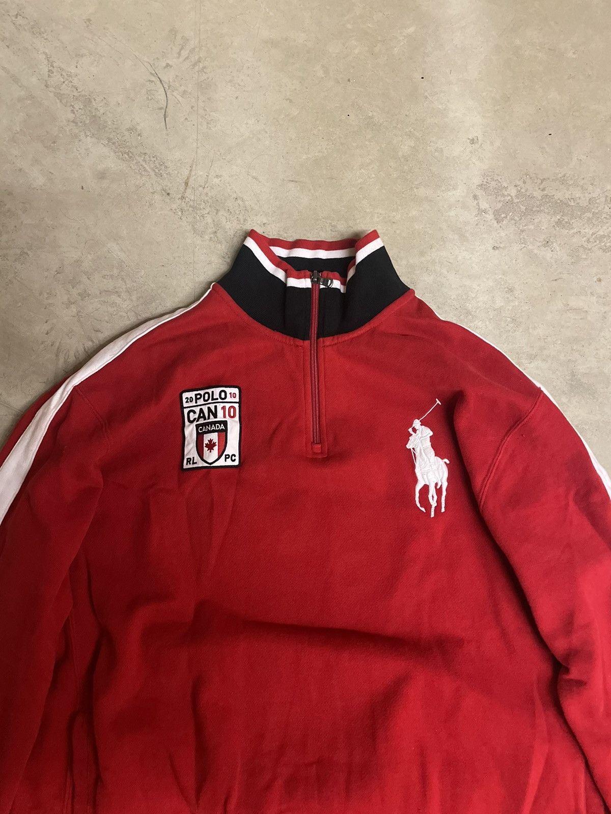 Polo Ralph Lauren POLO Ralph Lauren 2010 Canadian Olympics Quarter Zip Size US XXL / EU 58 / 5 - 4 Thumbnail