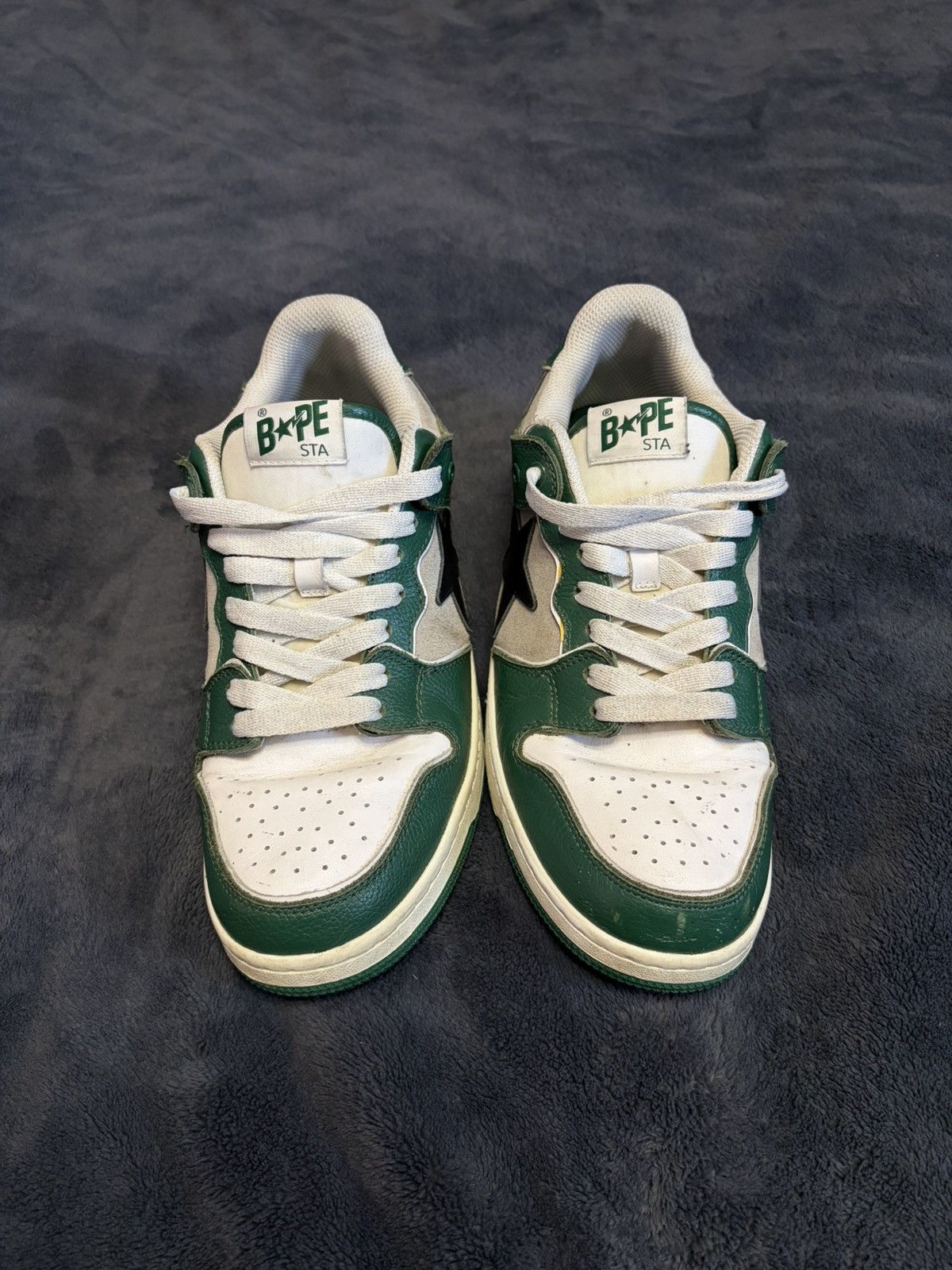 Bape Bapesta Sk8sta Green Grey Size US 11 / EU 44 - 2 Thumbnail