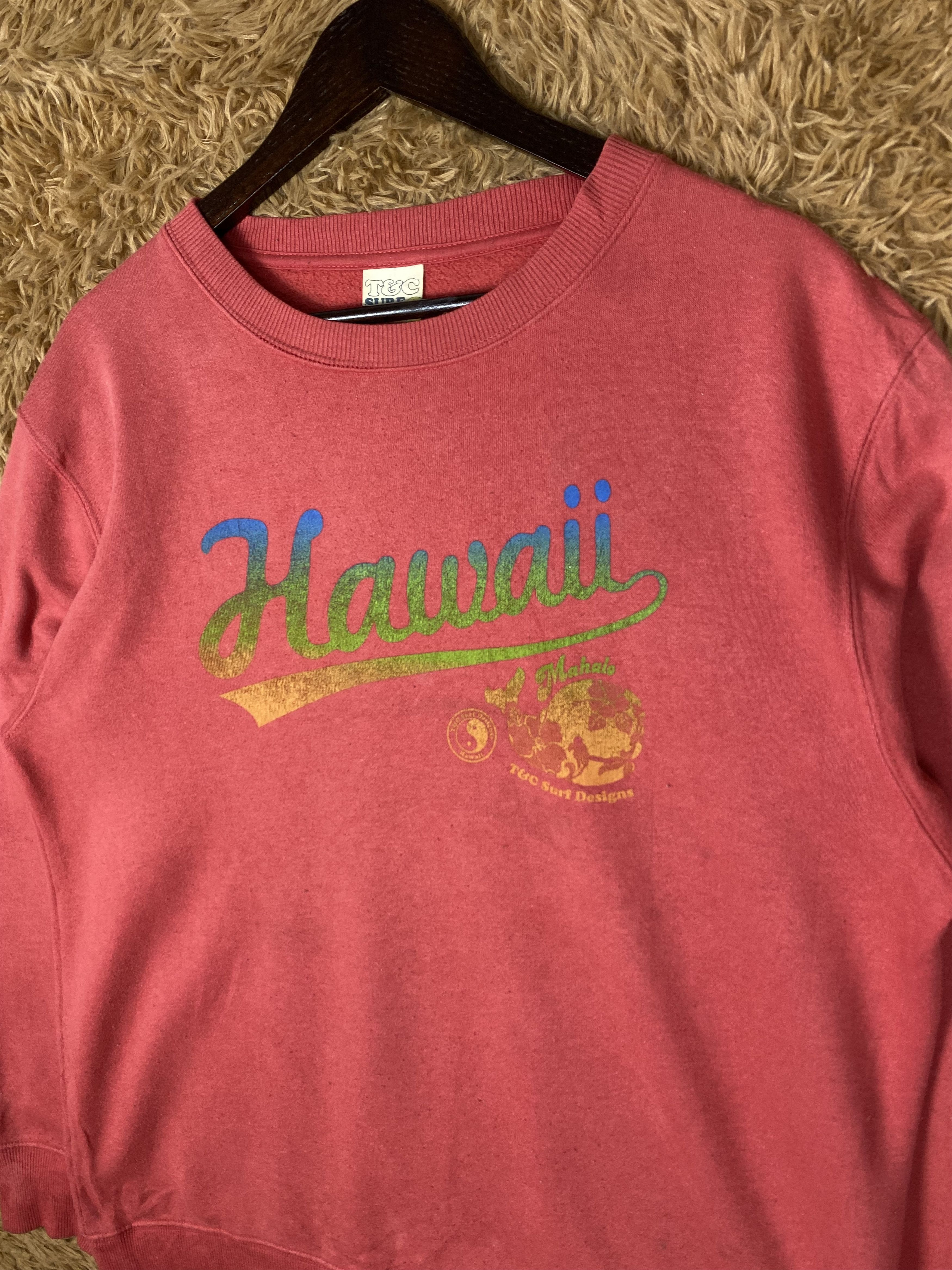 Other Vintage Hawaii T&C Surf Design Sweatshirts PS0296 Size US L / EU 52-54 / 3 - 3 Thumbnail