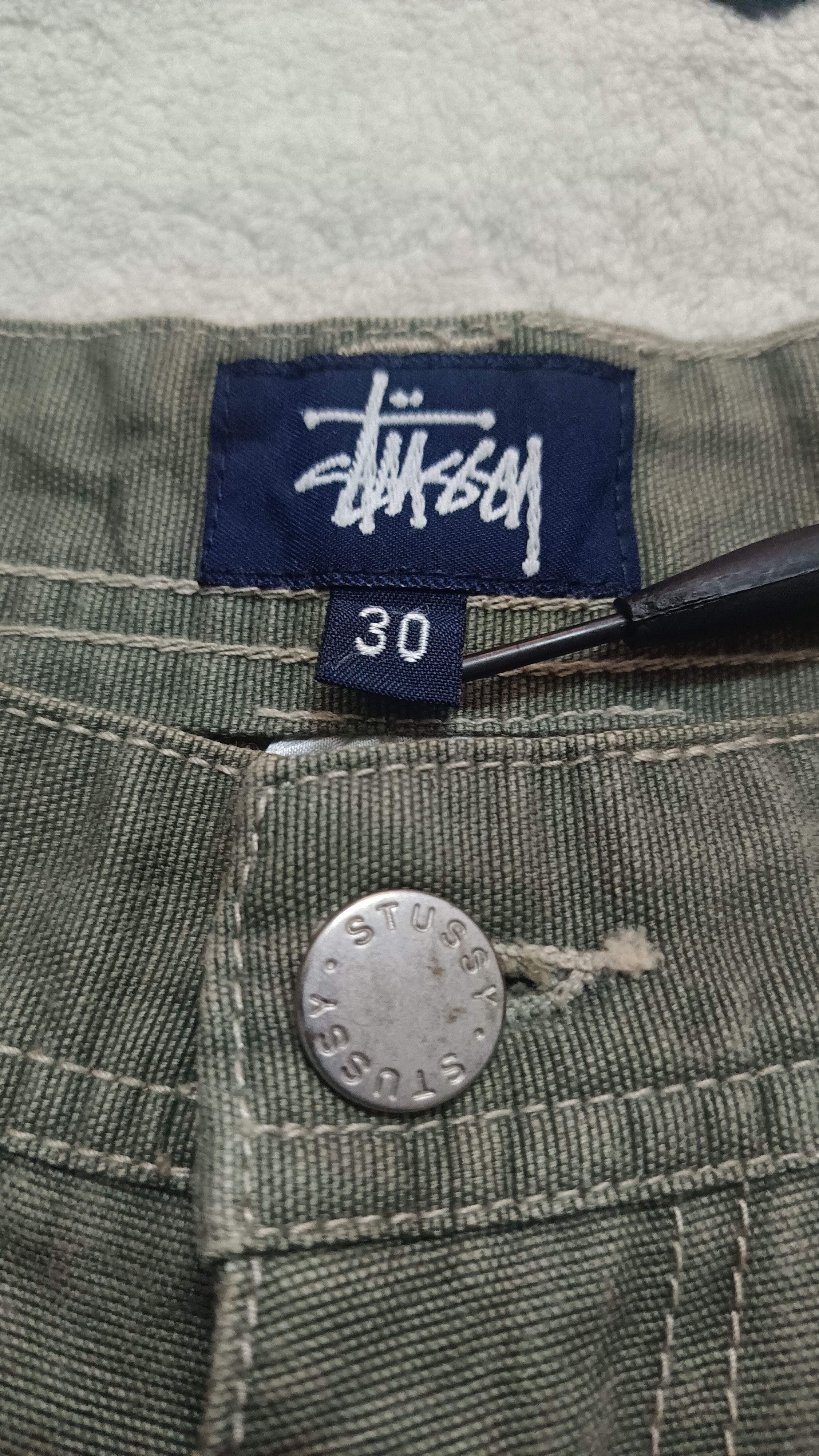 Stussy 🔥🔥 Rare Stussy Carpenters Army Green Pant Size US 32 / EU 48 - 4 Thumbnail