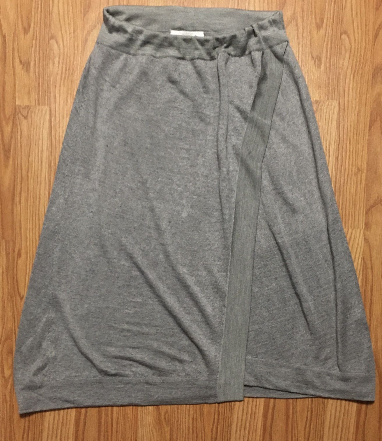 Bamford BAMFORD England Linen Silk Grey Maxi Skirt Size L Size 30" / US 8 / IT 44 - 8 Thumbnail