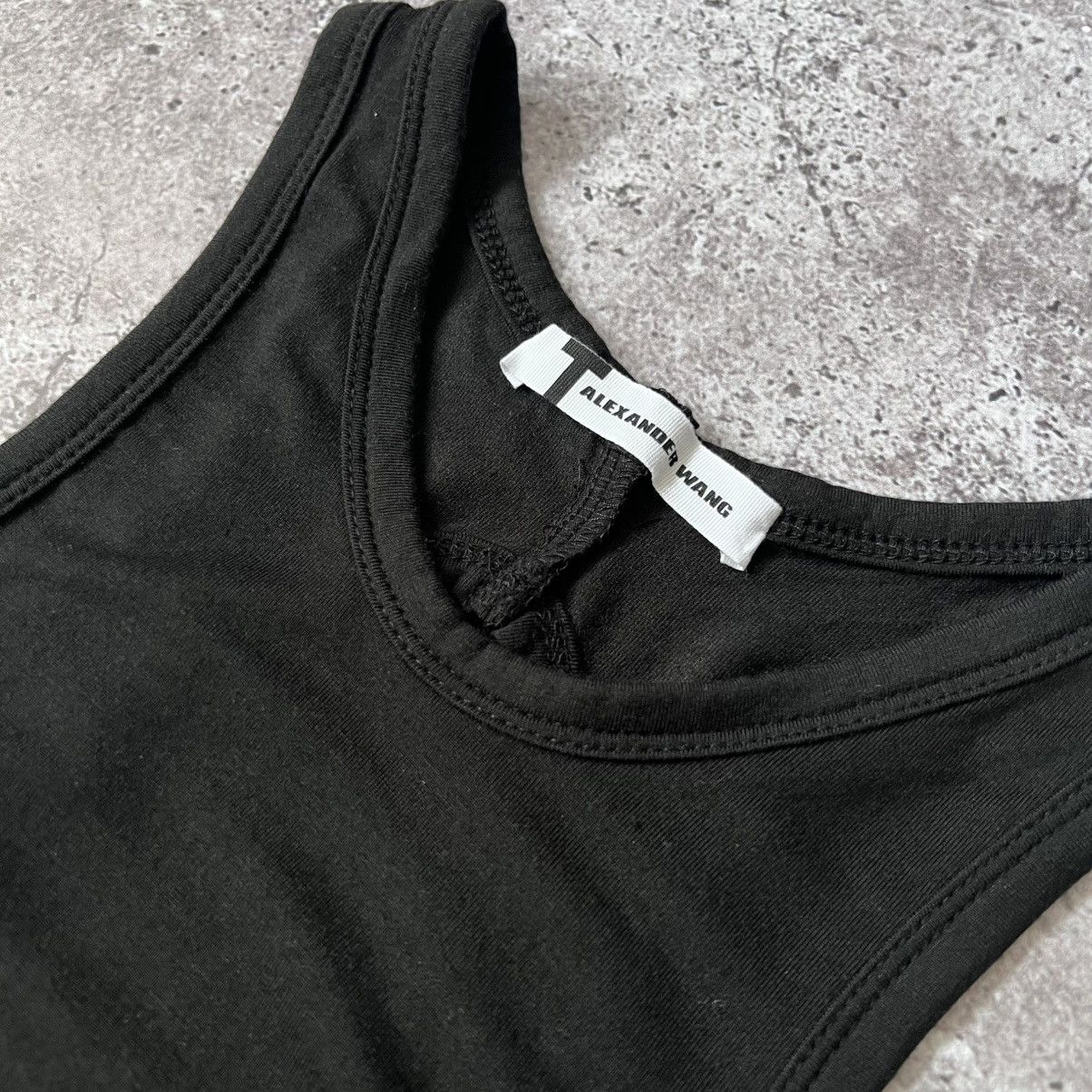 T by Alexander Wang T by Alexander Wang Black Racerback Cutout Mini Dress Size S / US 4 / IT 40 - 4 Thumbnail
