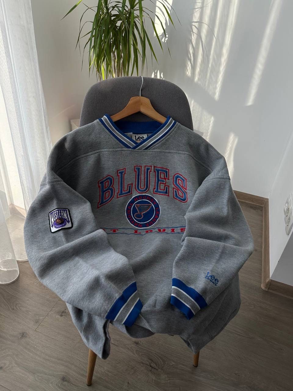 Japanese Brand × Vintage Vintage Blues St.Louis Gray Lee Sports Sweatshirt Size US L / EU 52-54 / 3 - 12 Thumbnail