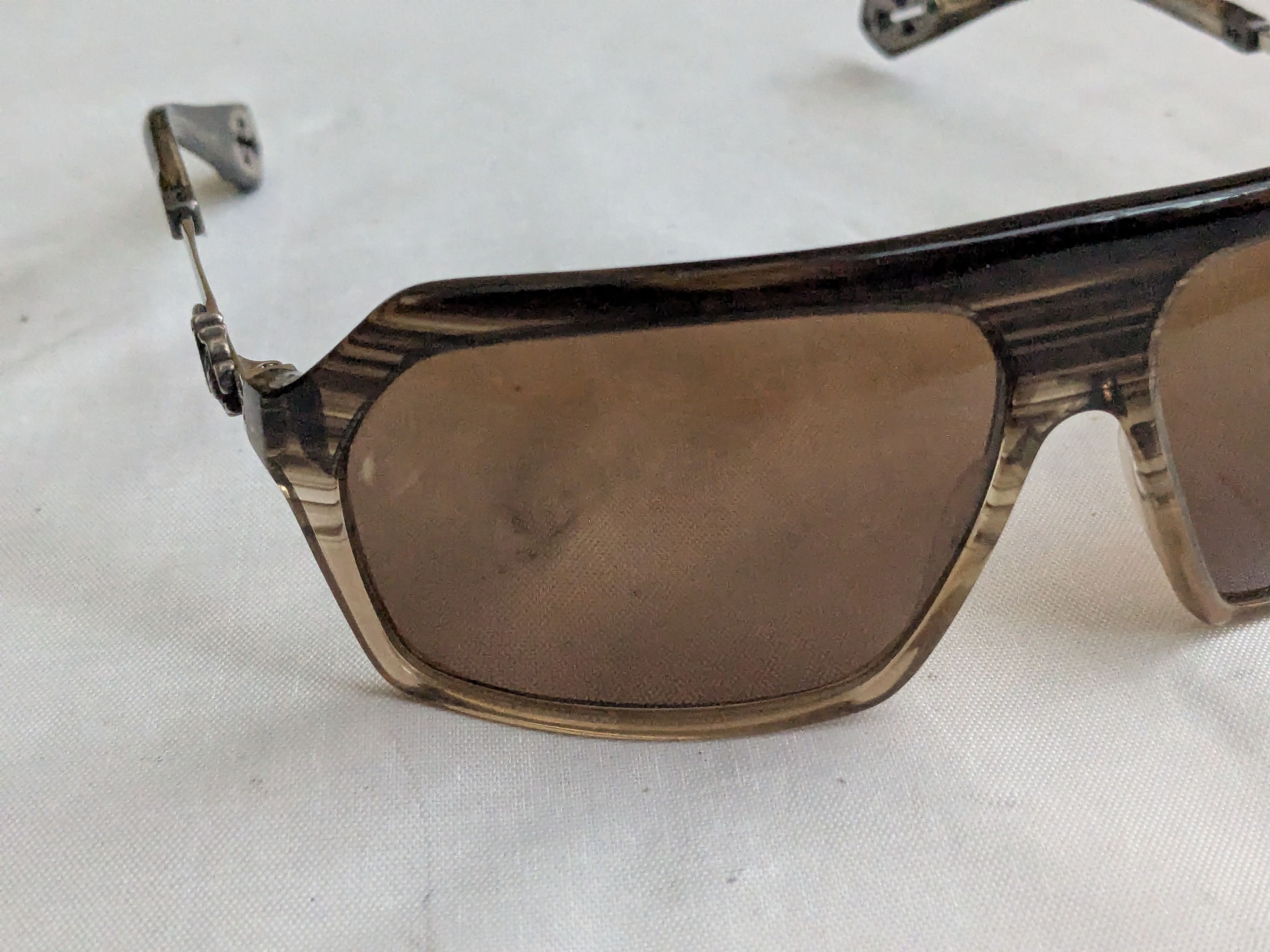 Chrome Hearts Chrome Hearts Nooner Sunglasses Brown Acetate Size ONE SIZE - 3 Thumbnail