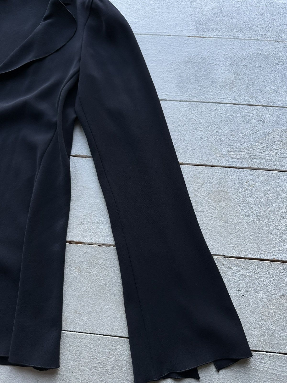 Armani 🚨AVANT GARDE ARMANI 90s RARE longsleeve BLOUSES Y2K LUXURY Size M / US 6-8 / IT 42-44 - 4 Thumbnail