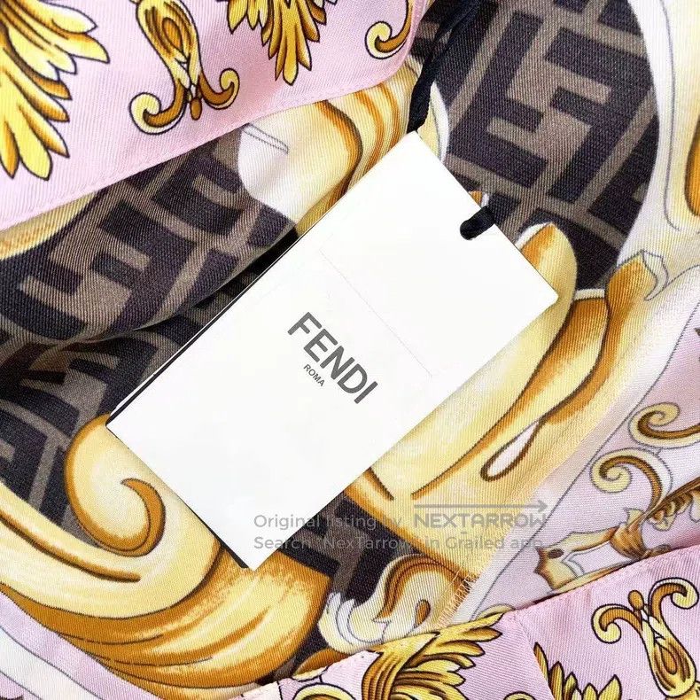 Fendi Fendi Sangsilk Versace Collection Blending Geometric Patte Size XS / US 0-2 / IT 36-38 - 5 Thumbnail
