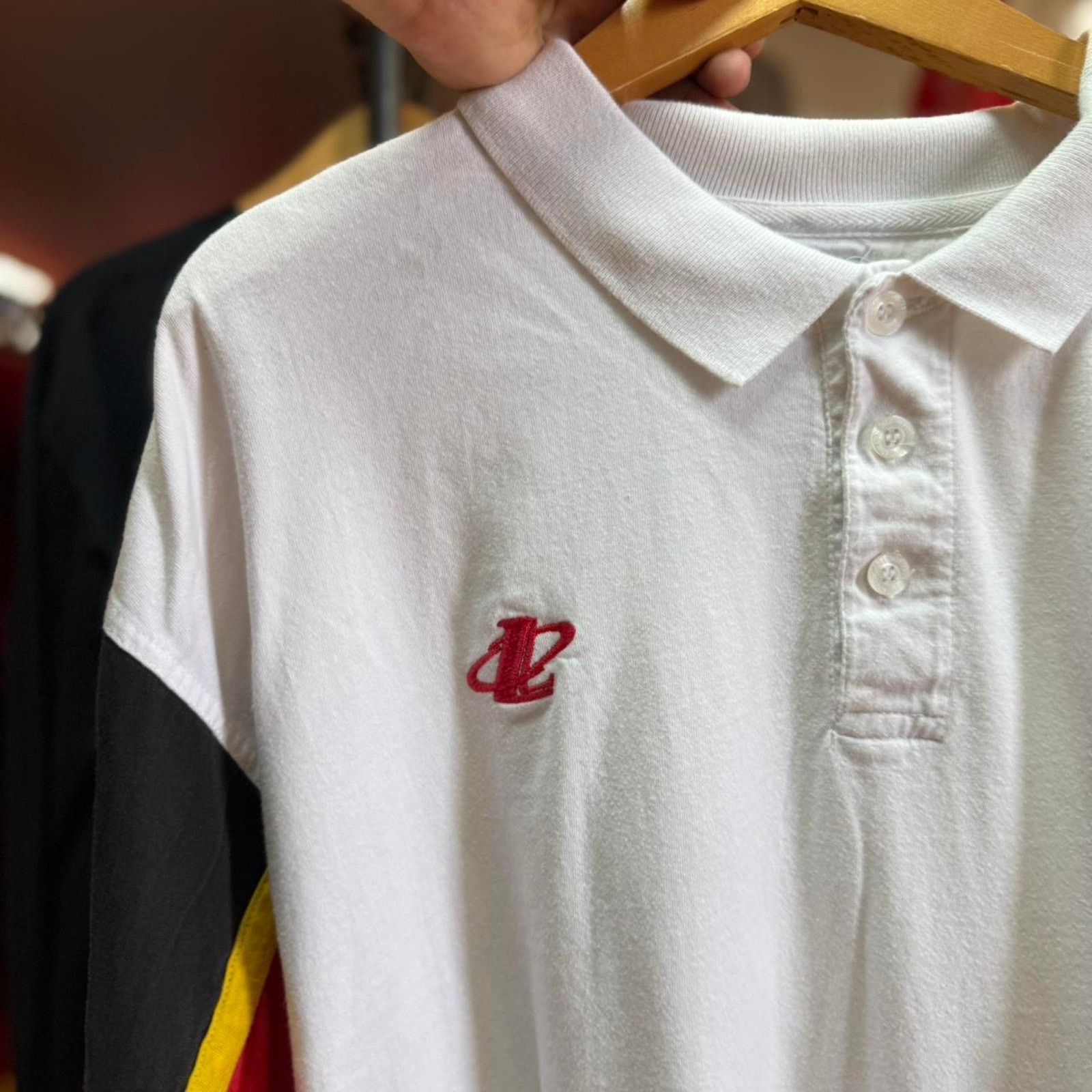 NFL × Vintage Vintage 90s Kansas City Chiefs NFL Polo Shirt Size US XXL / EU 58 / 5 - 5 Thumbnail