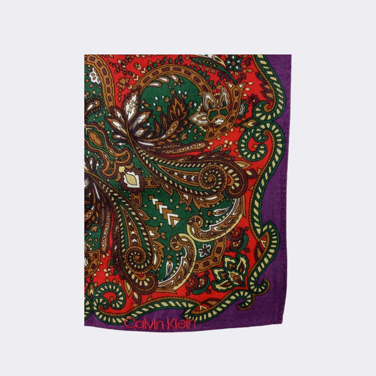 Calvin Klein Vintage Calvin Klein Handkerchief Neckerchief Bandana H250I Size ONE SIZE - 3 Thumbnail