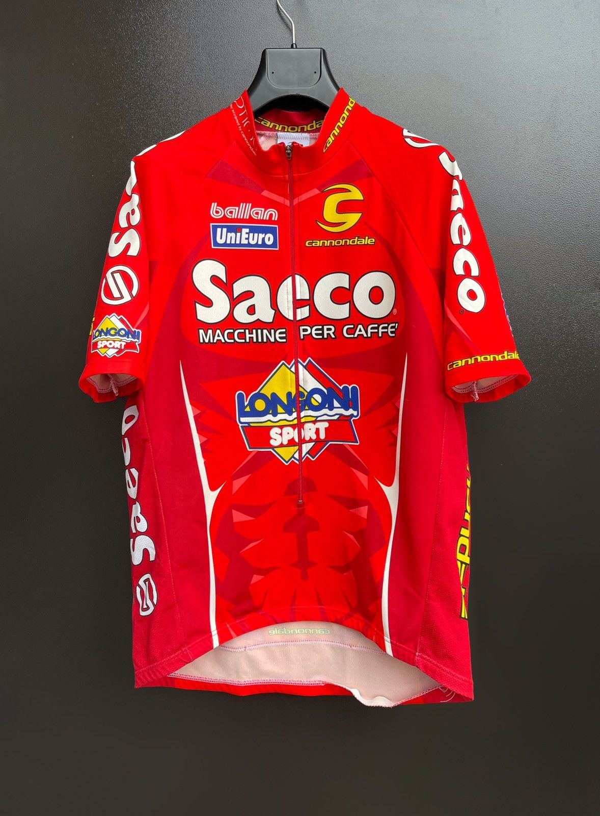 Sports Specialties Team Saeco 2000s Cannondale cycling shirt Bicycle jersey Size US L / EU 52-54 / 3 - 1 Thumbnail