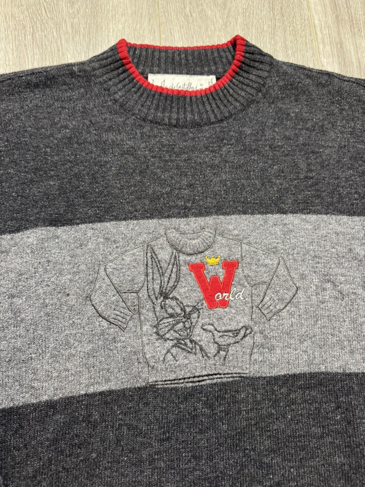Jean Charles De Castelbajac × Vintage Vintage 1990 Jc de Castelbajac Looney Tunes Warner Sweater Size US M / EU 48-50 / 2 - 3 Thumbnail