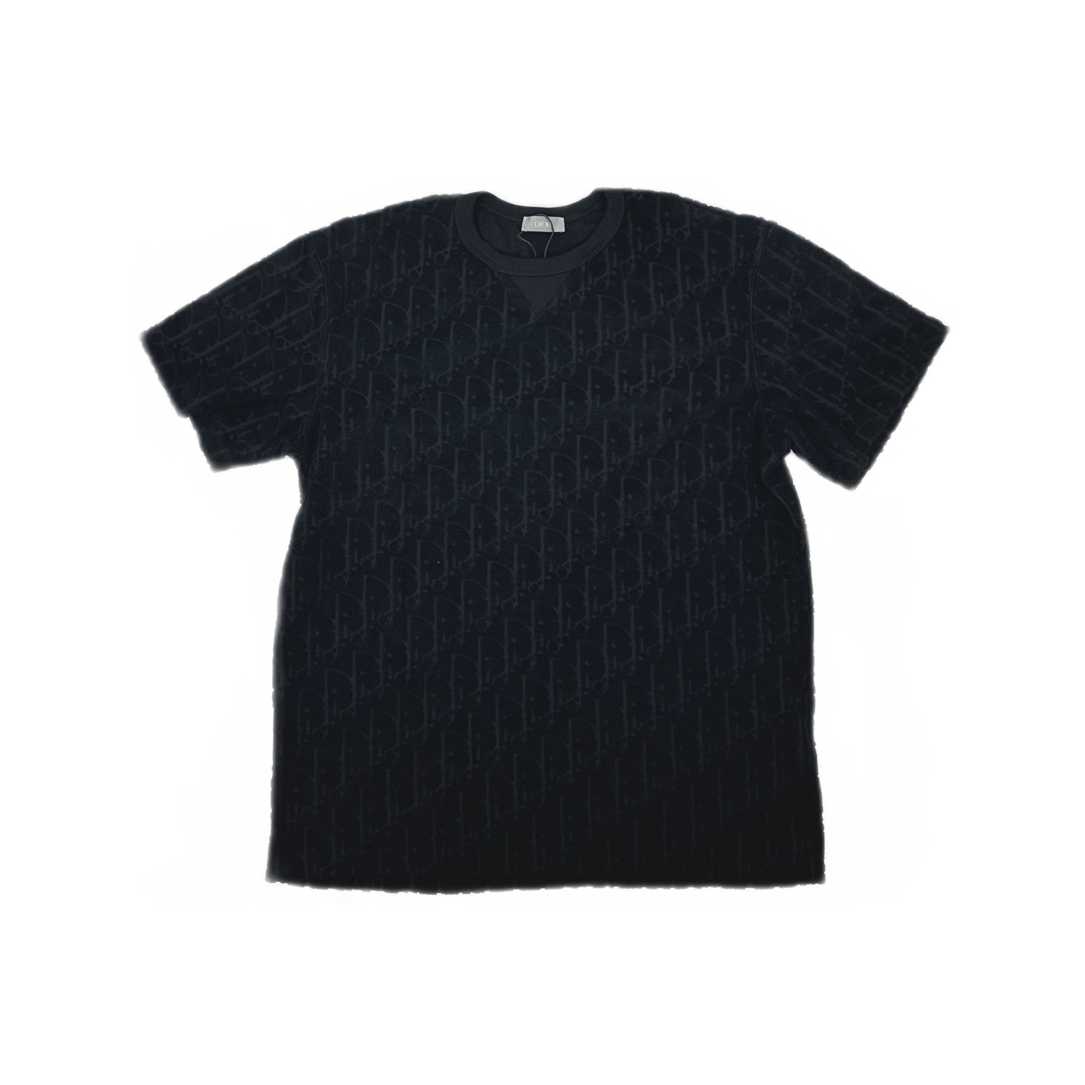 Dior Dior Oblique Jacquard Short Sleeve T-Shirt Black Size M Size US M / EU 48-50 / 2 - 1 Thumbnail