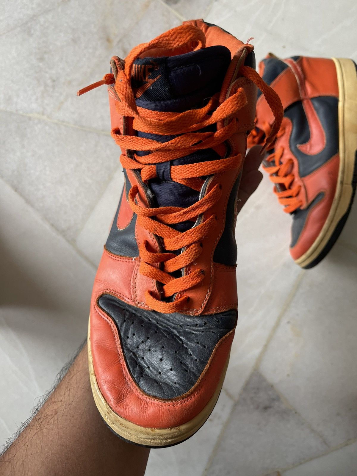 Nike 2002 Nike Dunk Obsidian Collage Orange Size US 9.5 / EU 42-43 - 3 Thumbnail
